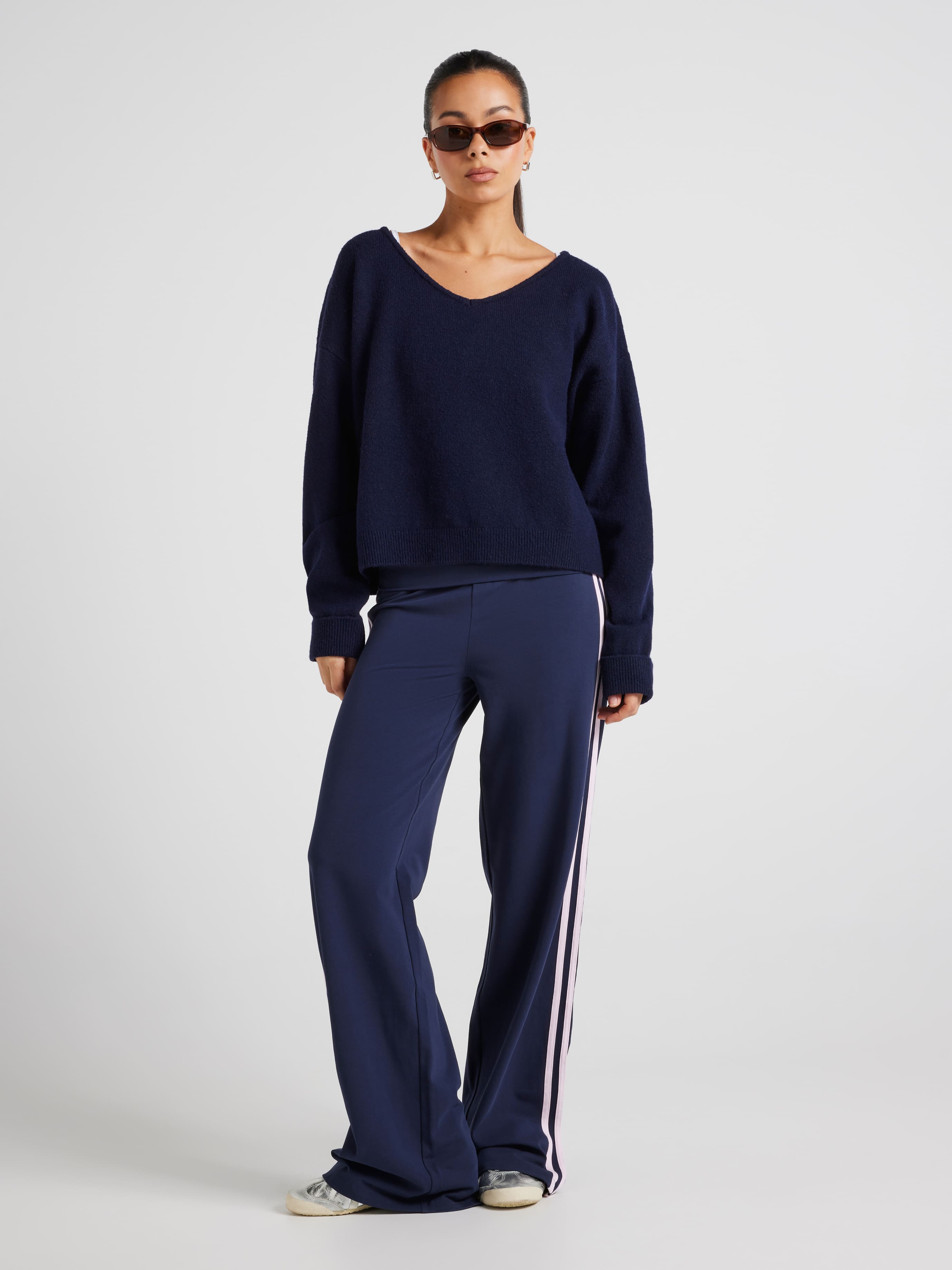 V Neck Slouchy Jumper