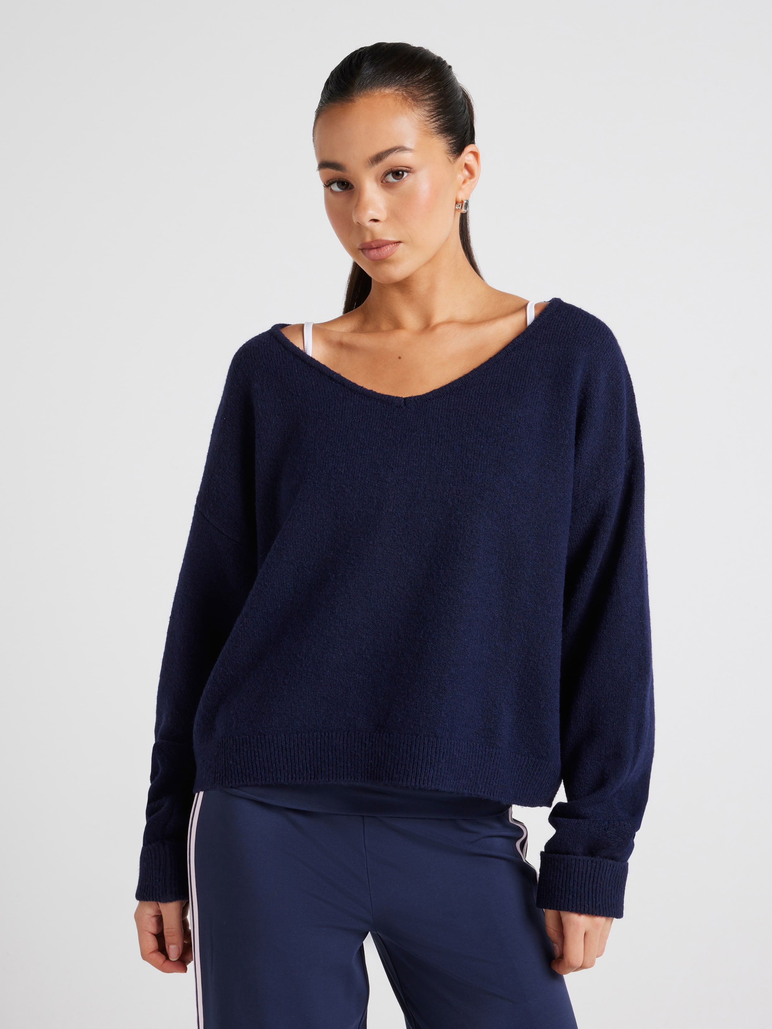 V Neck Slouchy Jumper