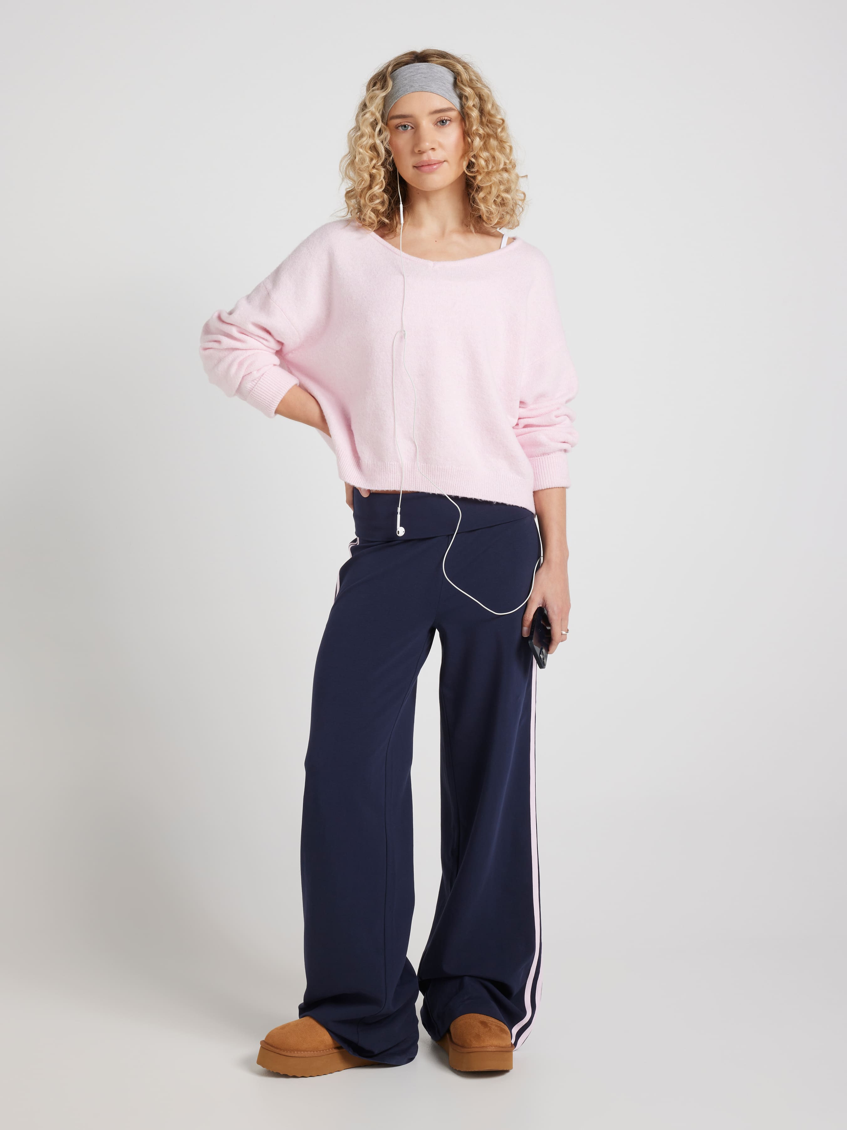V Neck Slouchy Jumper