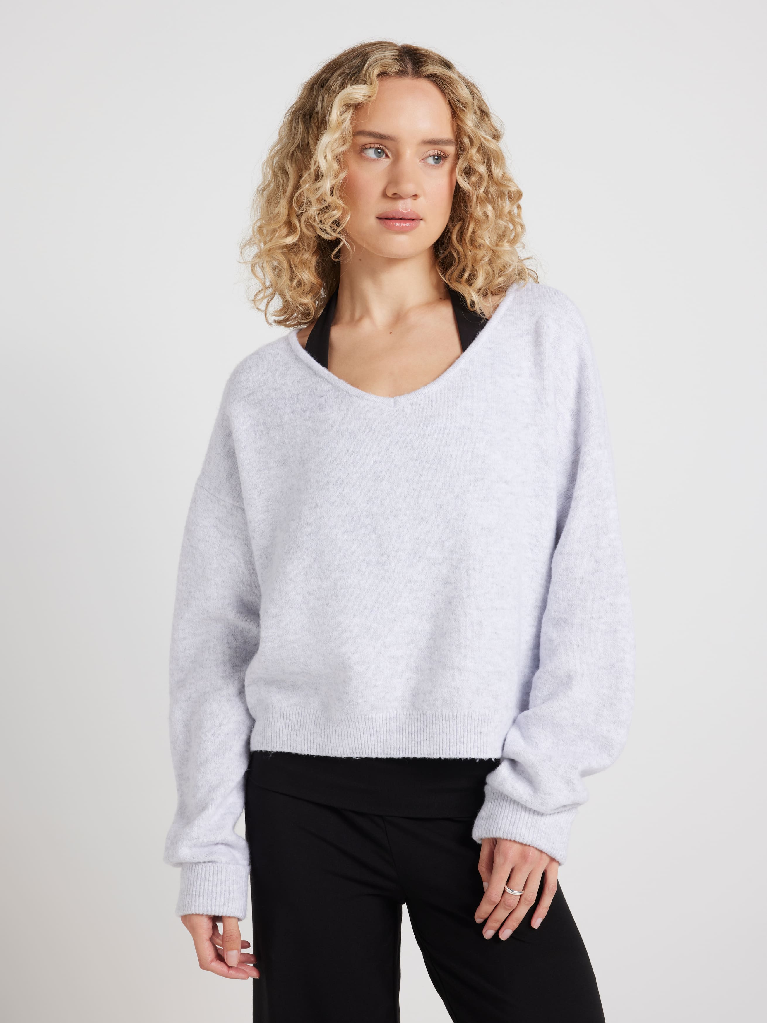 V Neck Slouchy Jumper