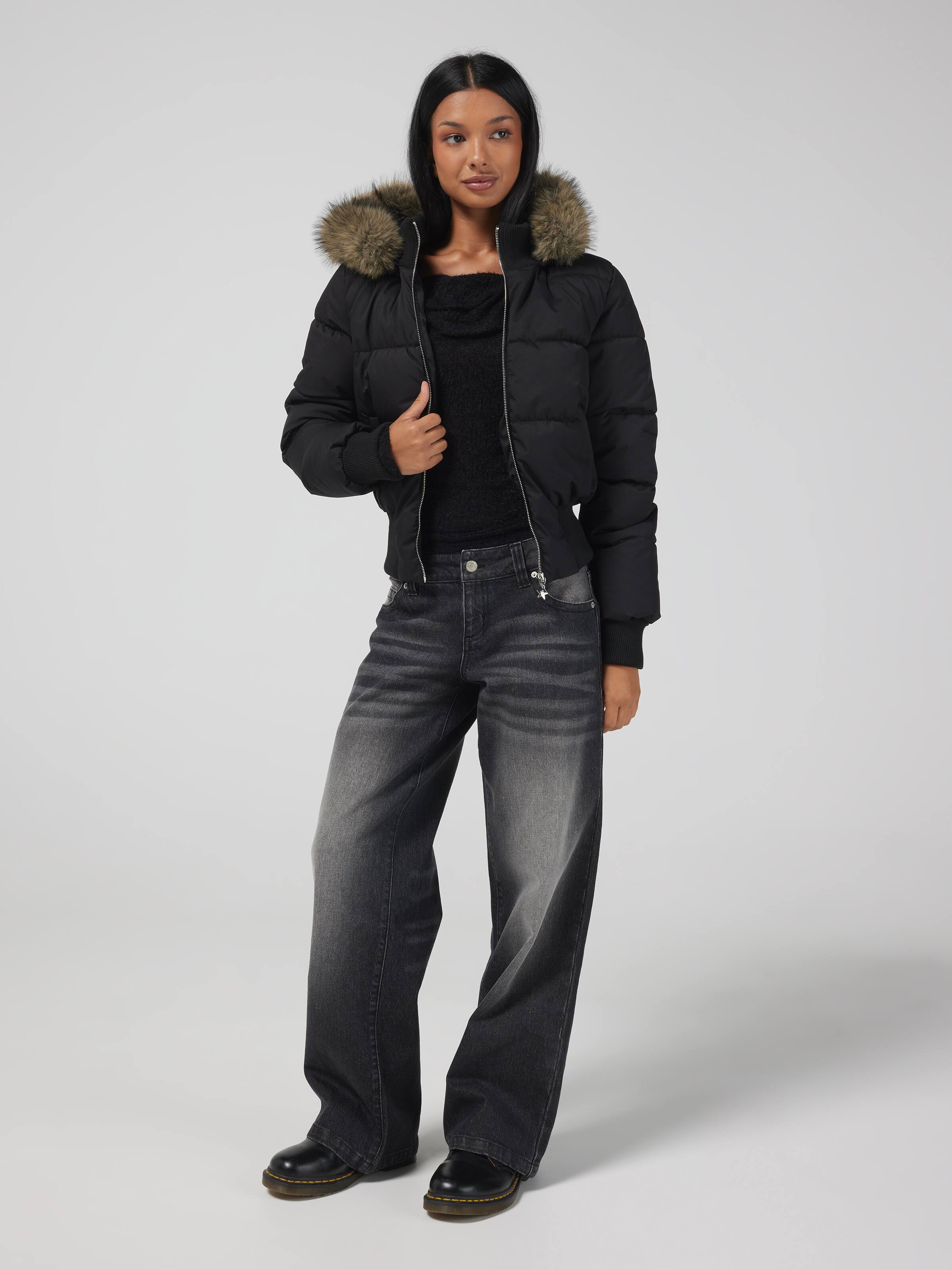 Britney Puffy Bomber Jacket