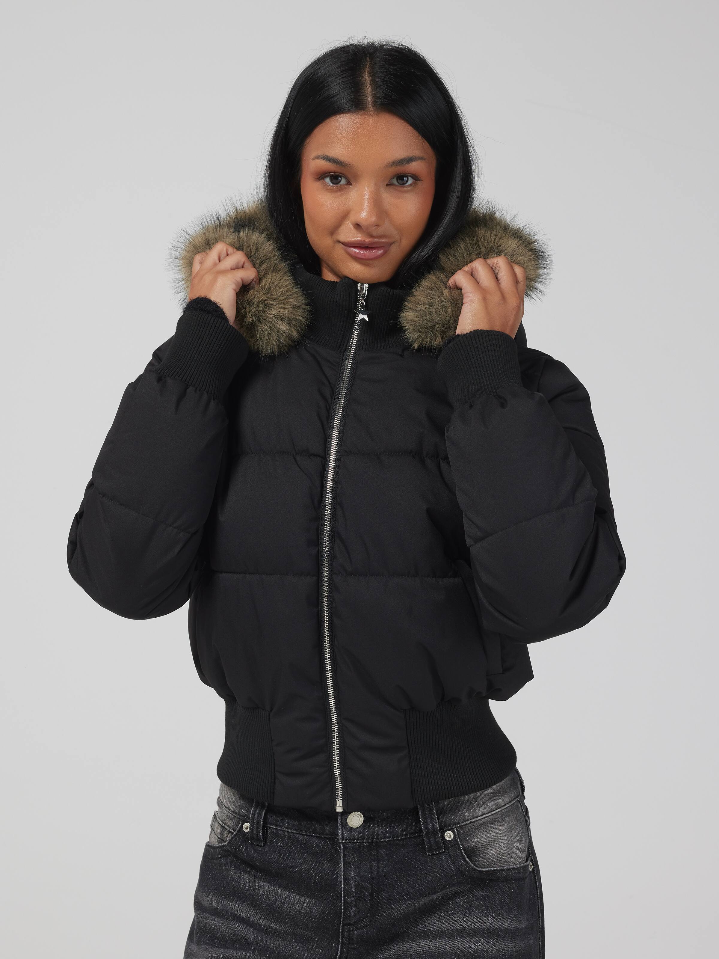 Britney Puffy Bomber Jacket