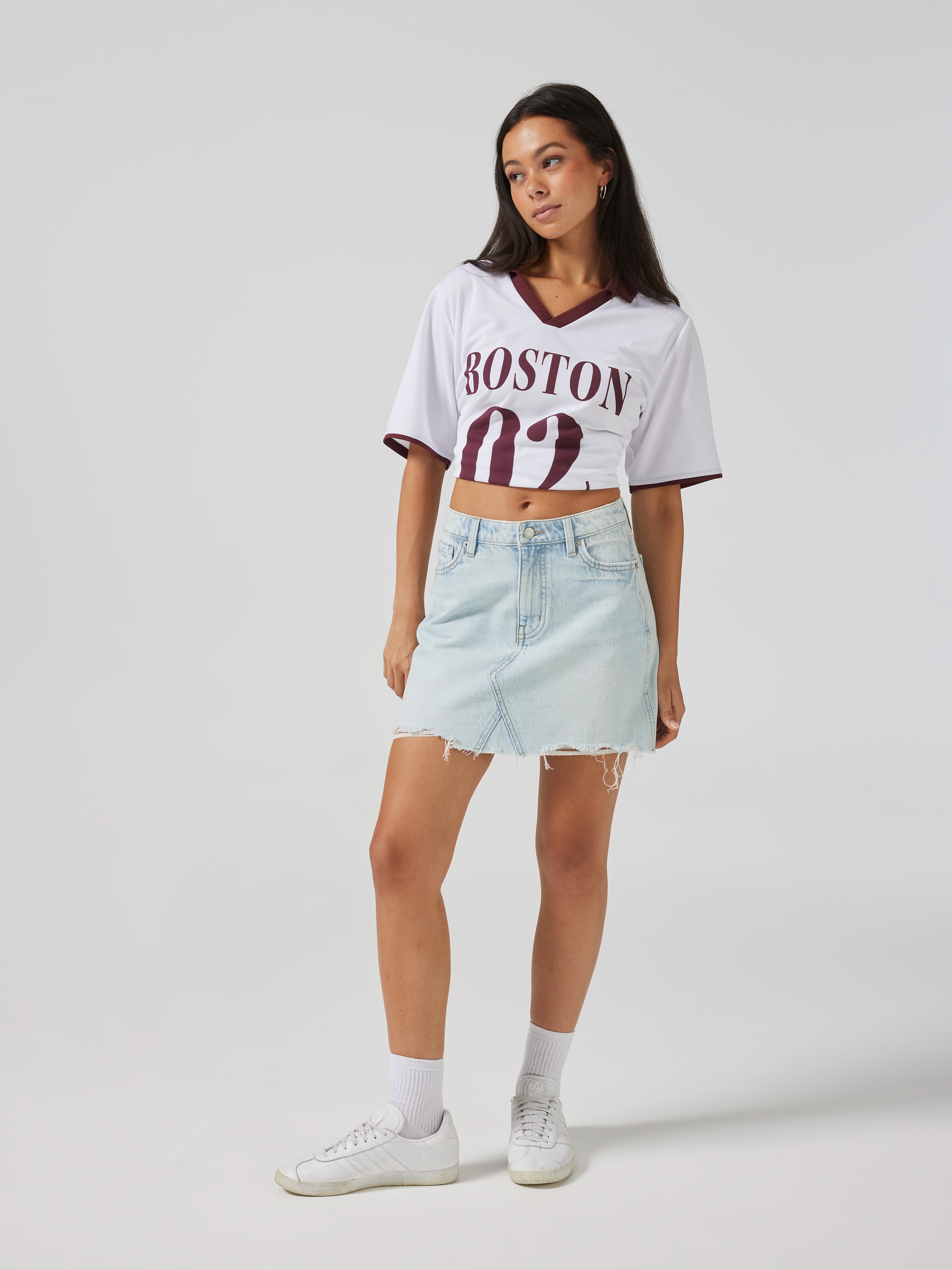 Denim Mini Skirt