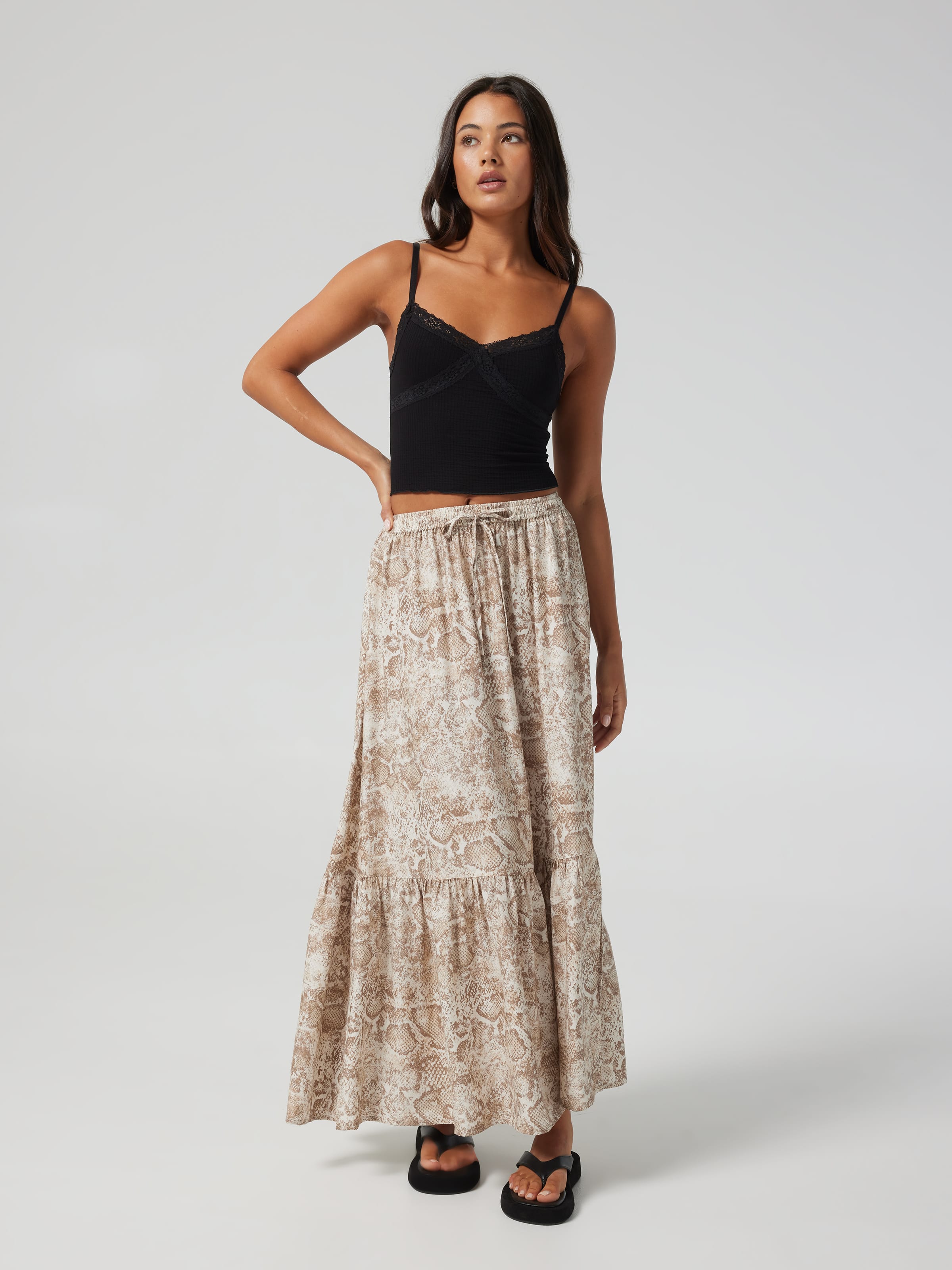 Maxi Split Skirt