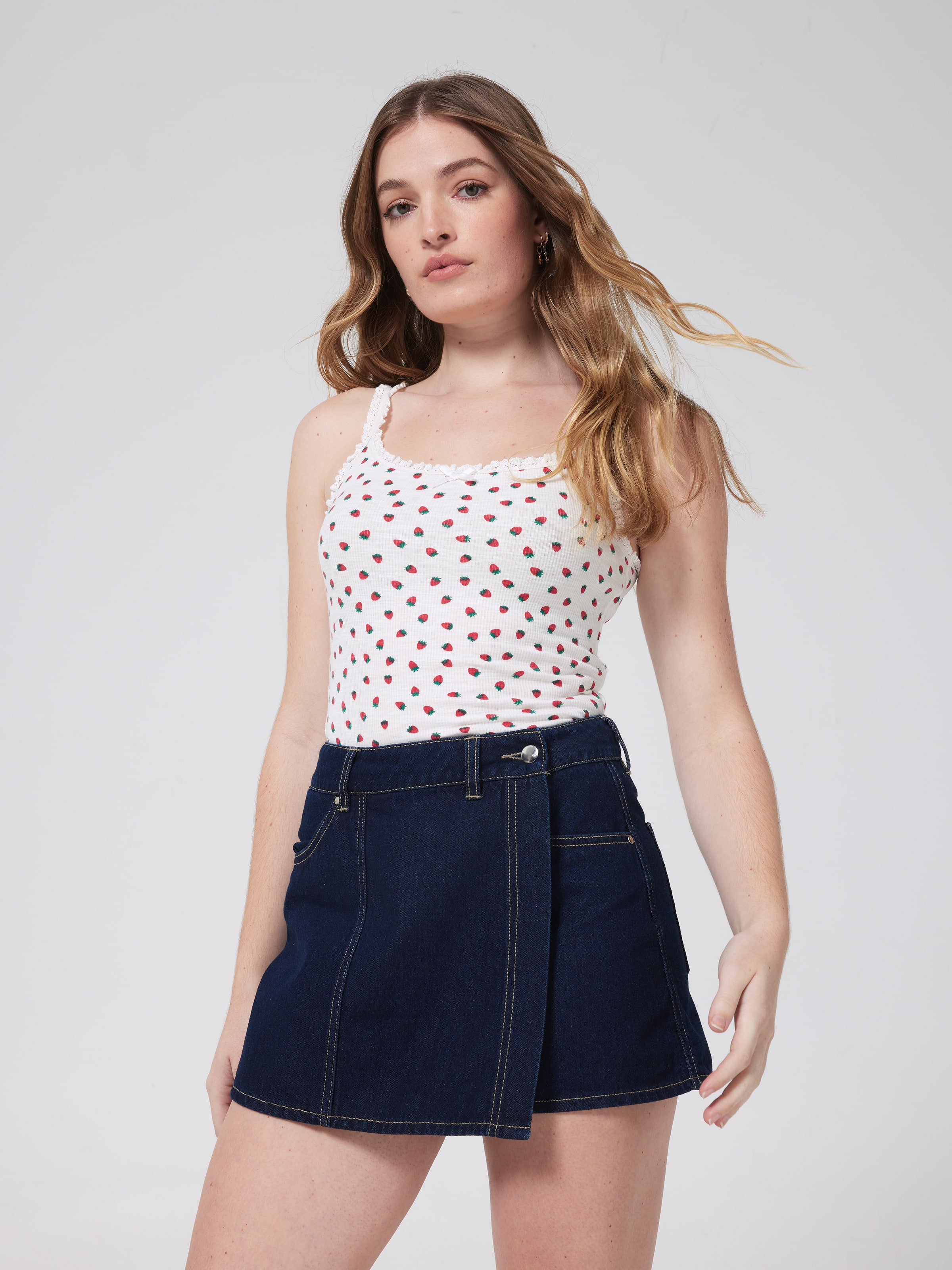 Demi Denim Skort