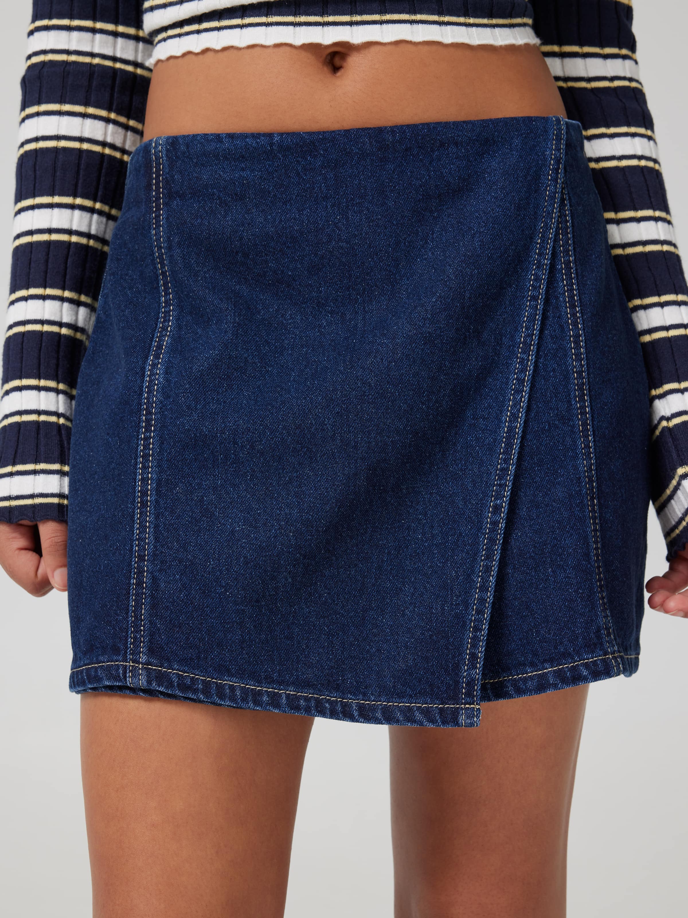 W Demi Denim Skort