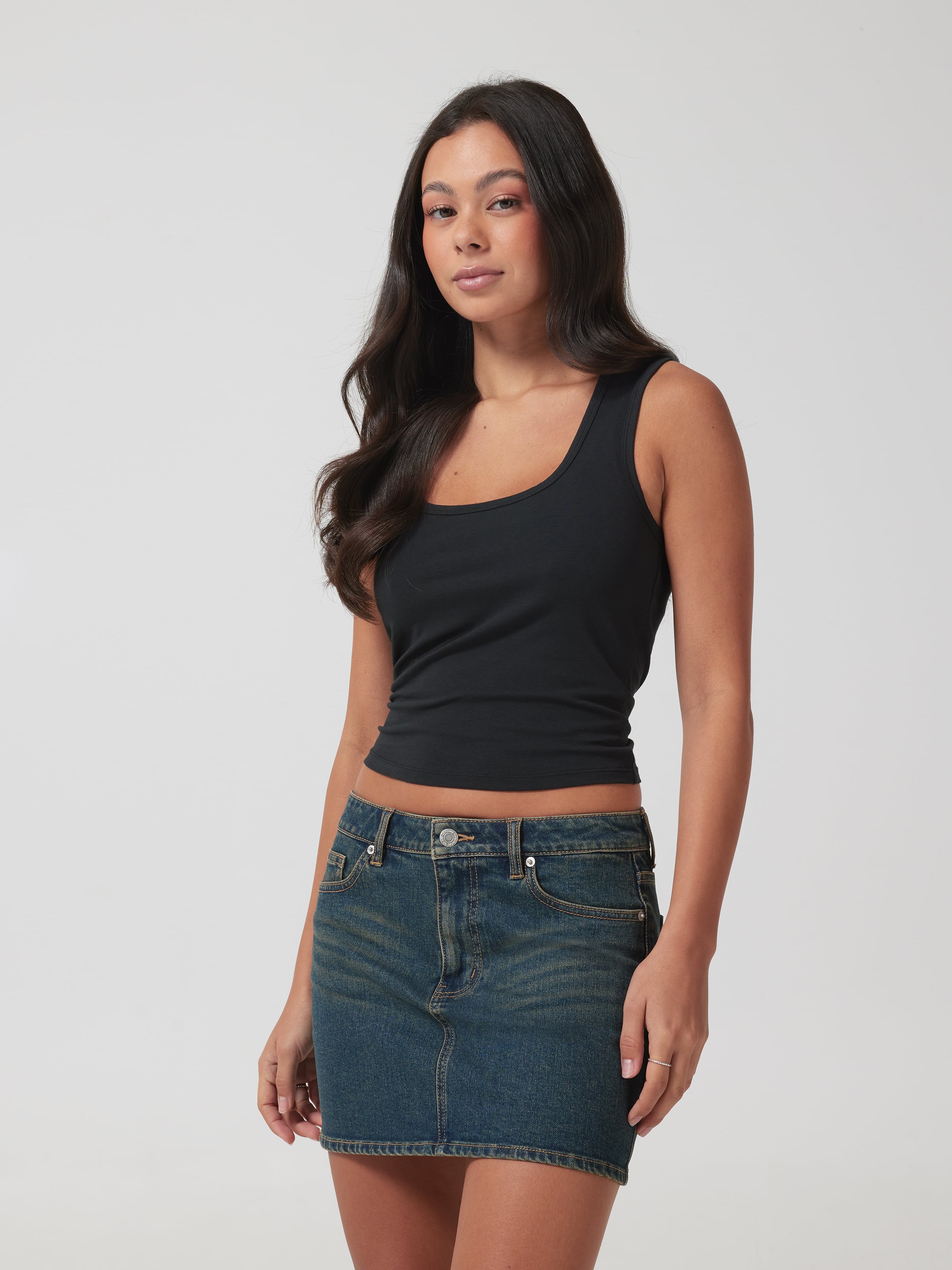 Stacey Micro Stretch Mini Skirt