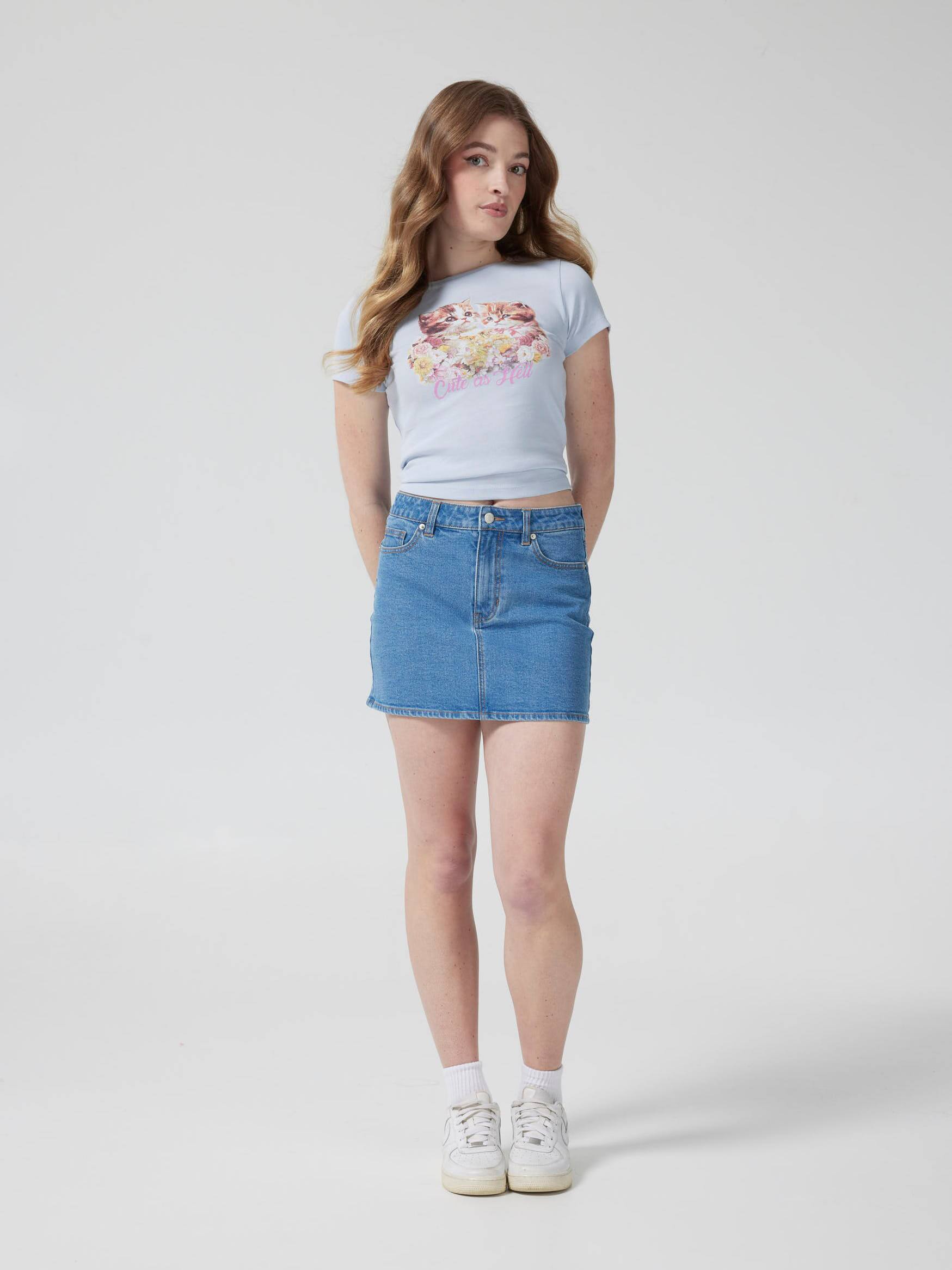 Micro Stretch Mini Skirt