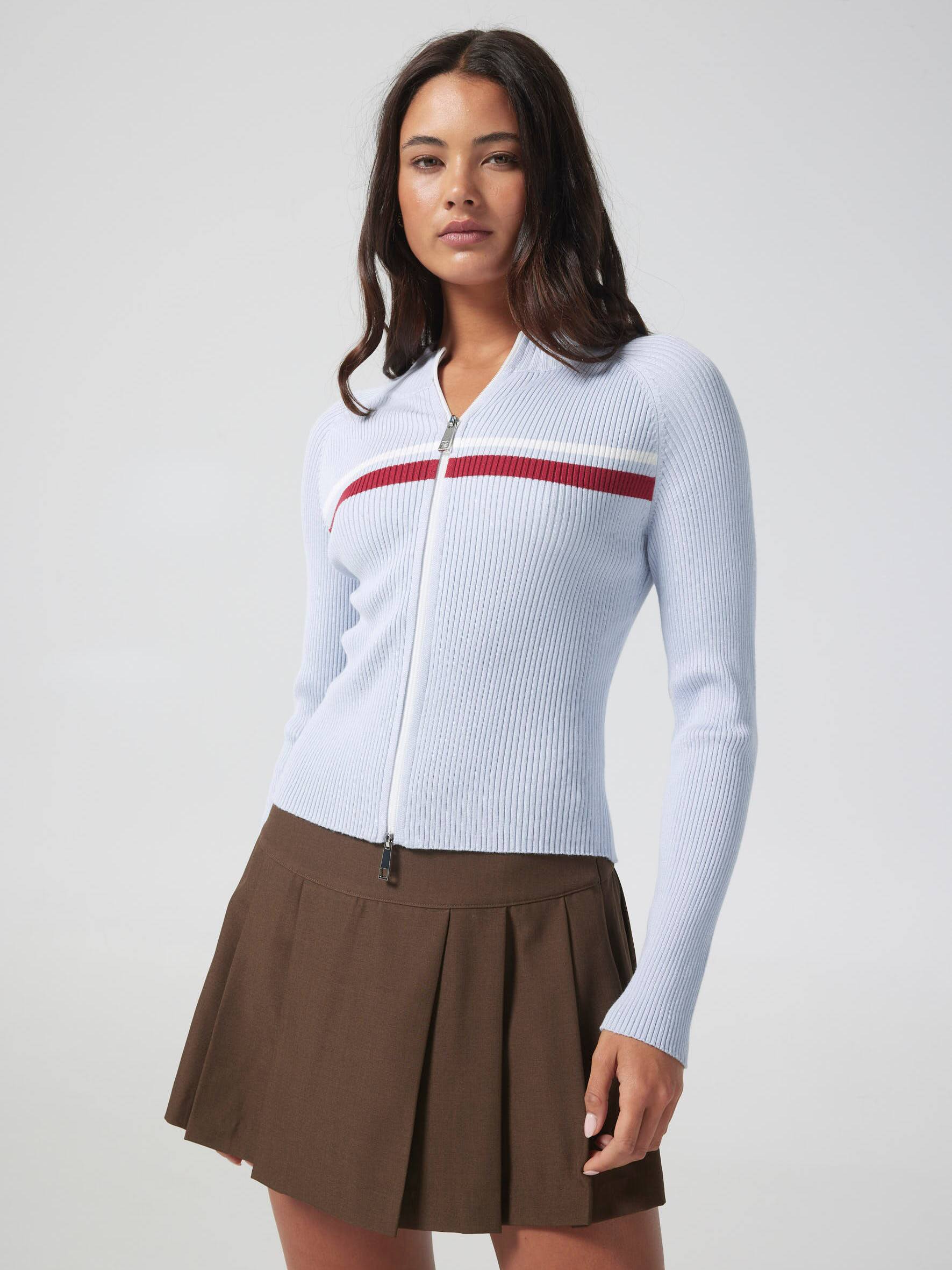Pleat Mini Skirt