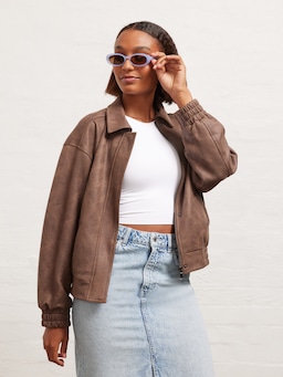 Suede Bomber