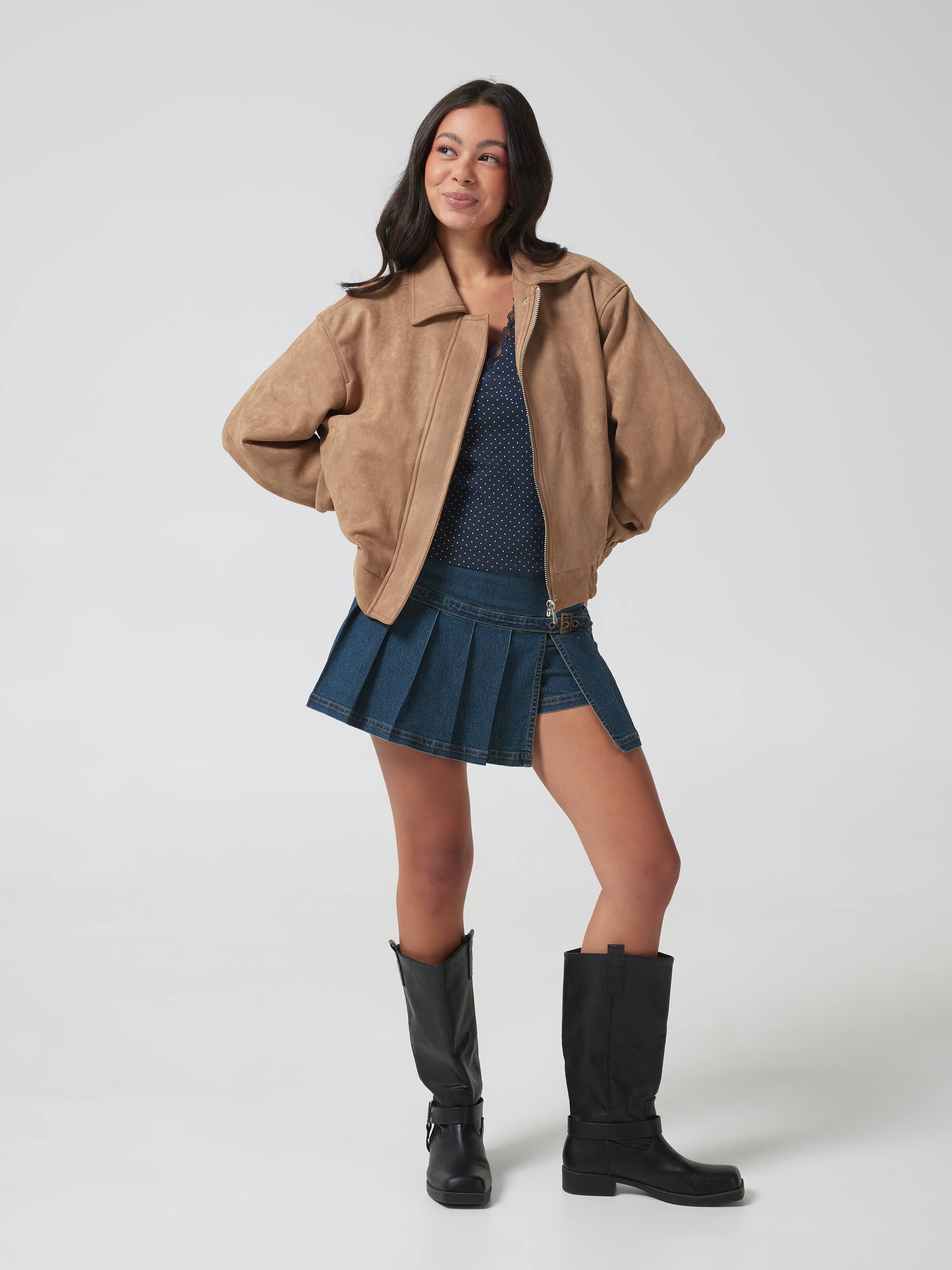 Suede Bomber