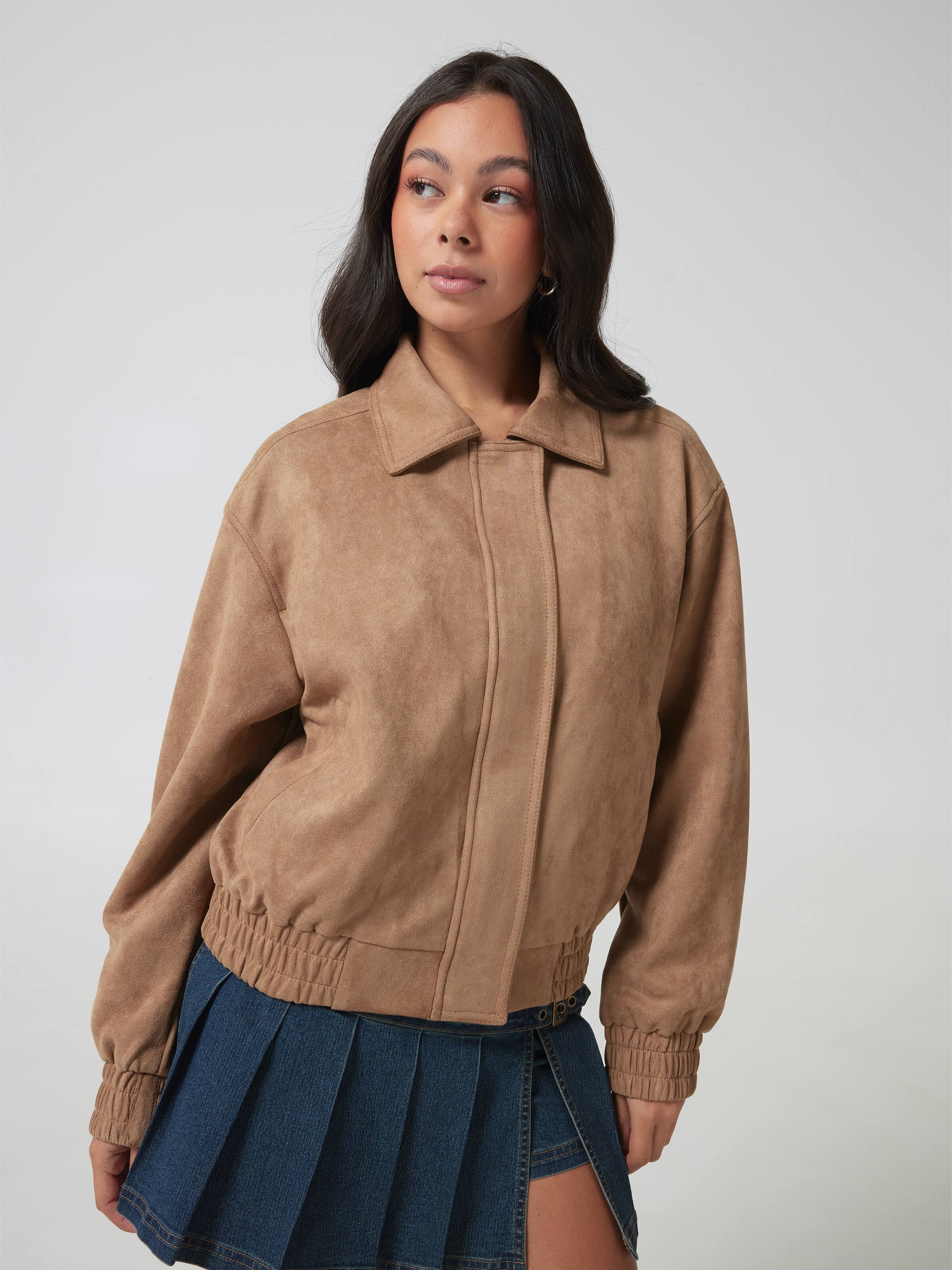 Suede Bomber