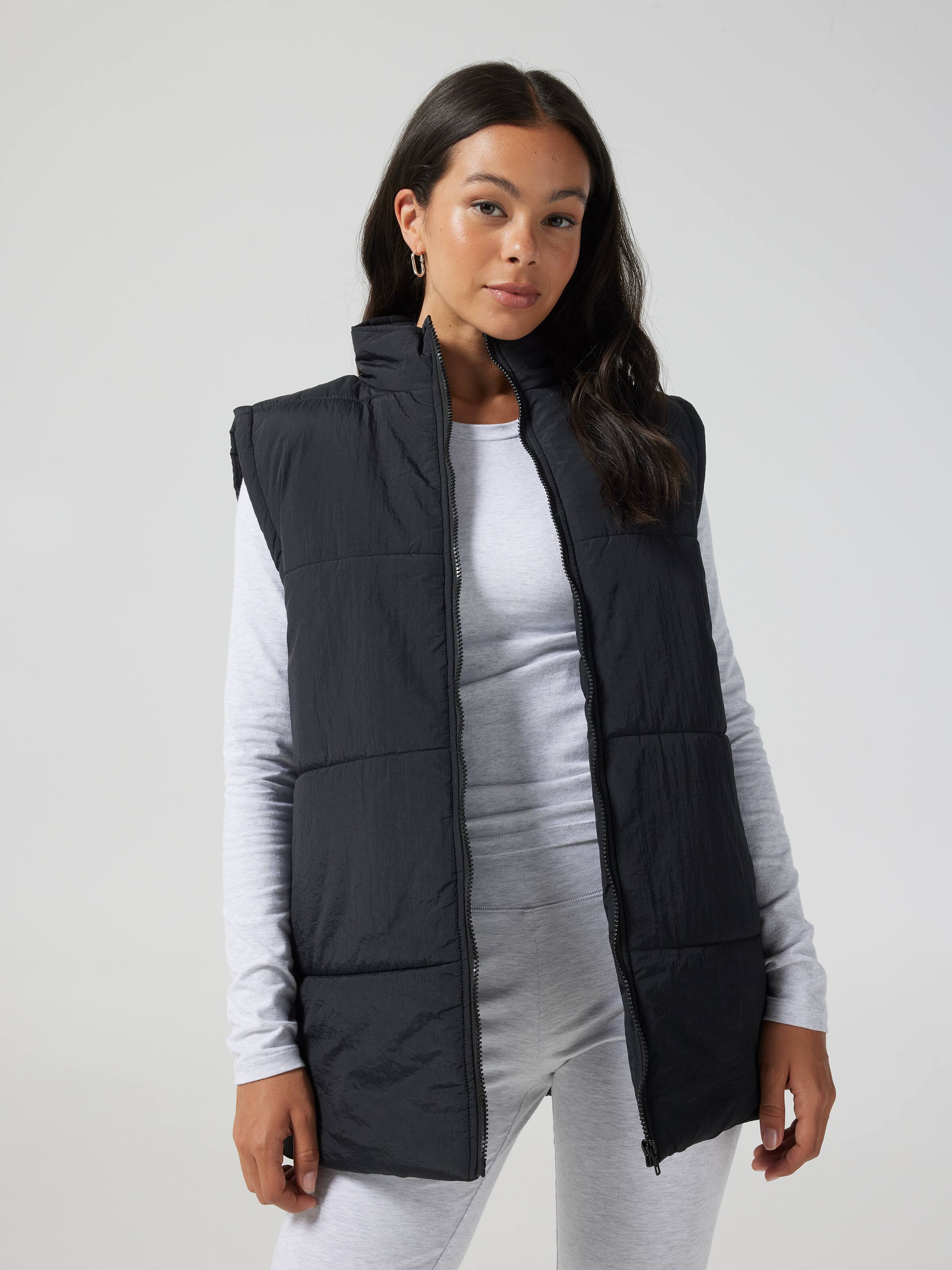 Longline Puffer Vest