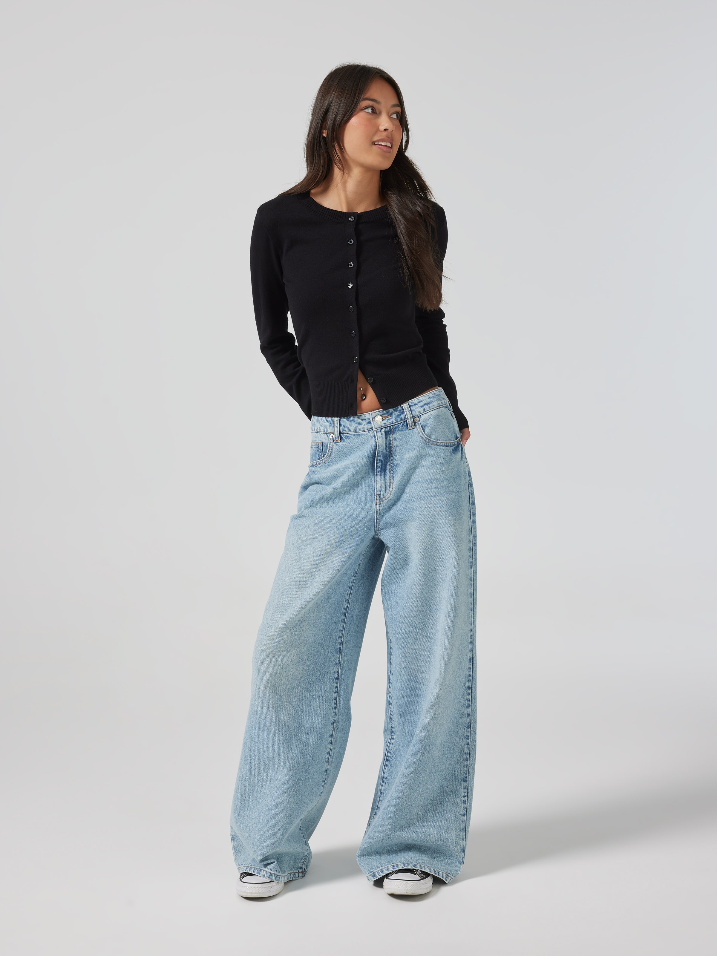 River High Rise Wide Leg Jean