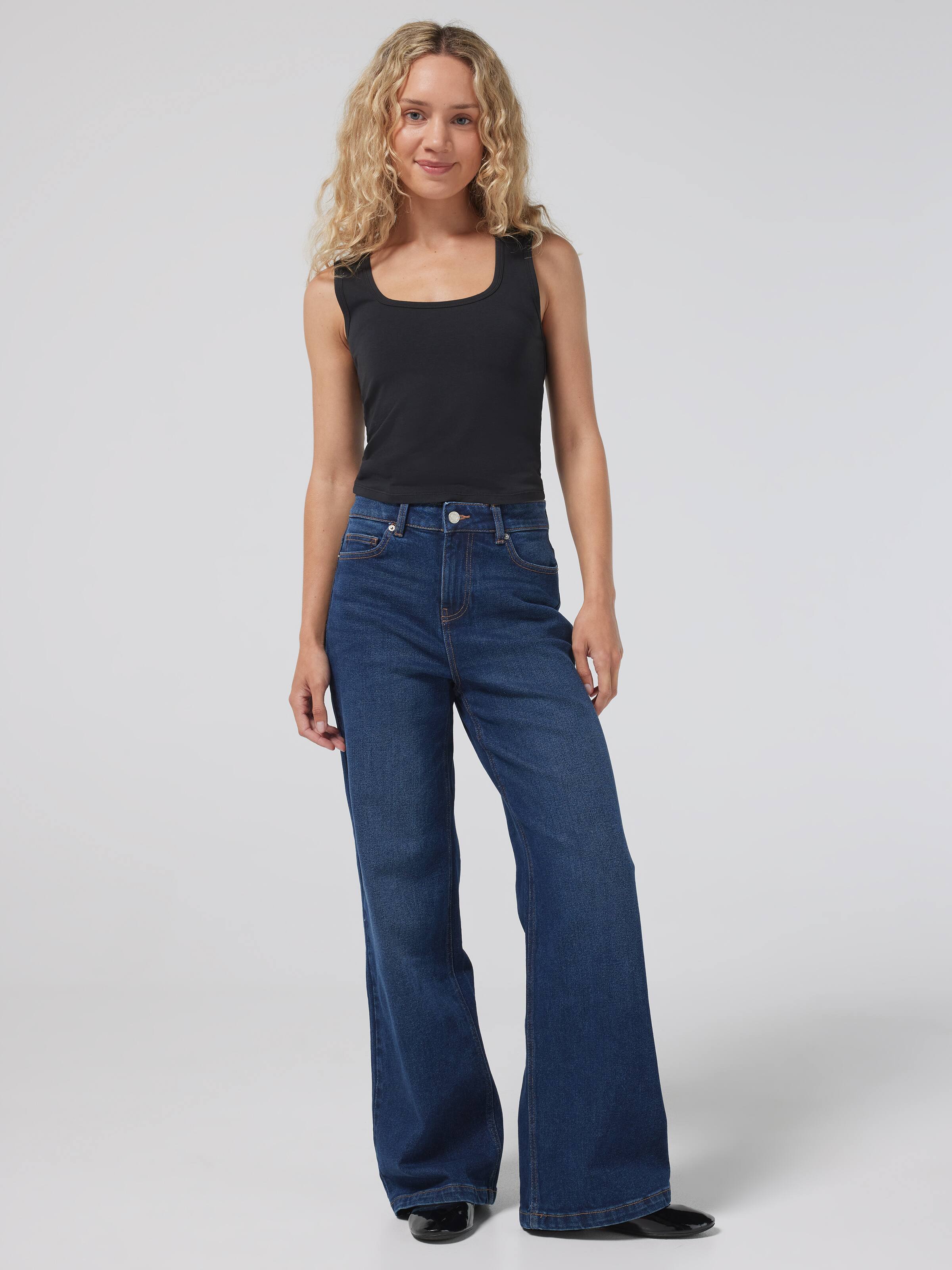 Mandi Stretch Wide Leg Jean