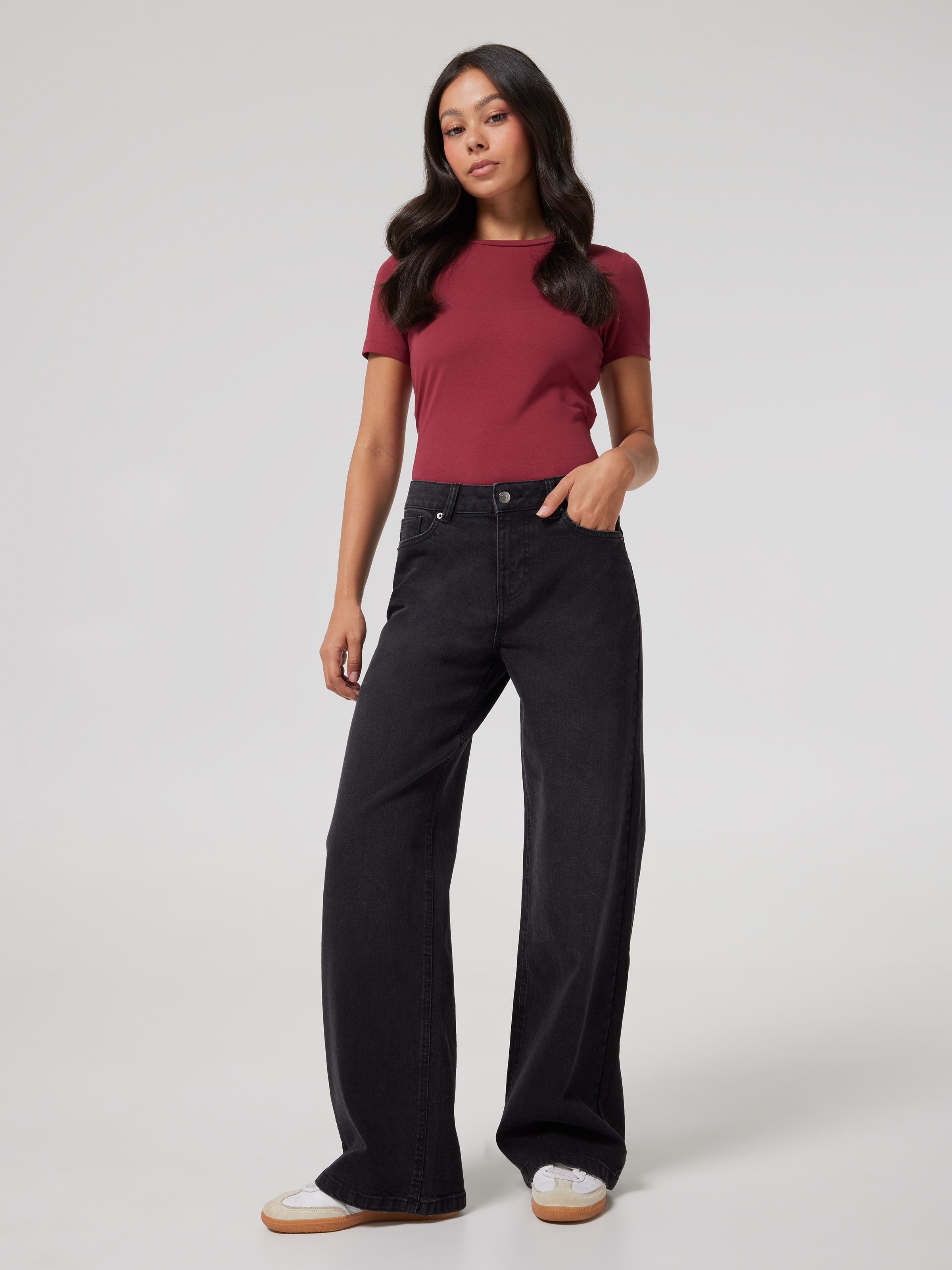 Mandi Stretch Wide Leg Jean