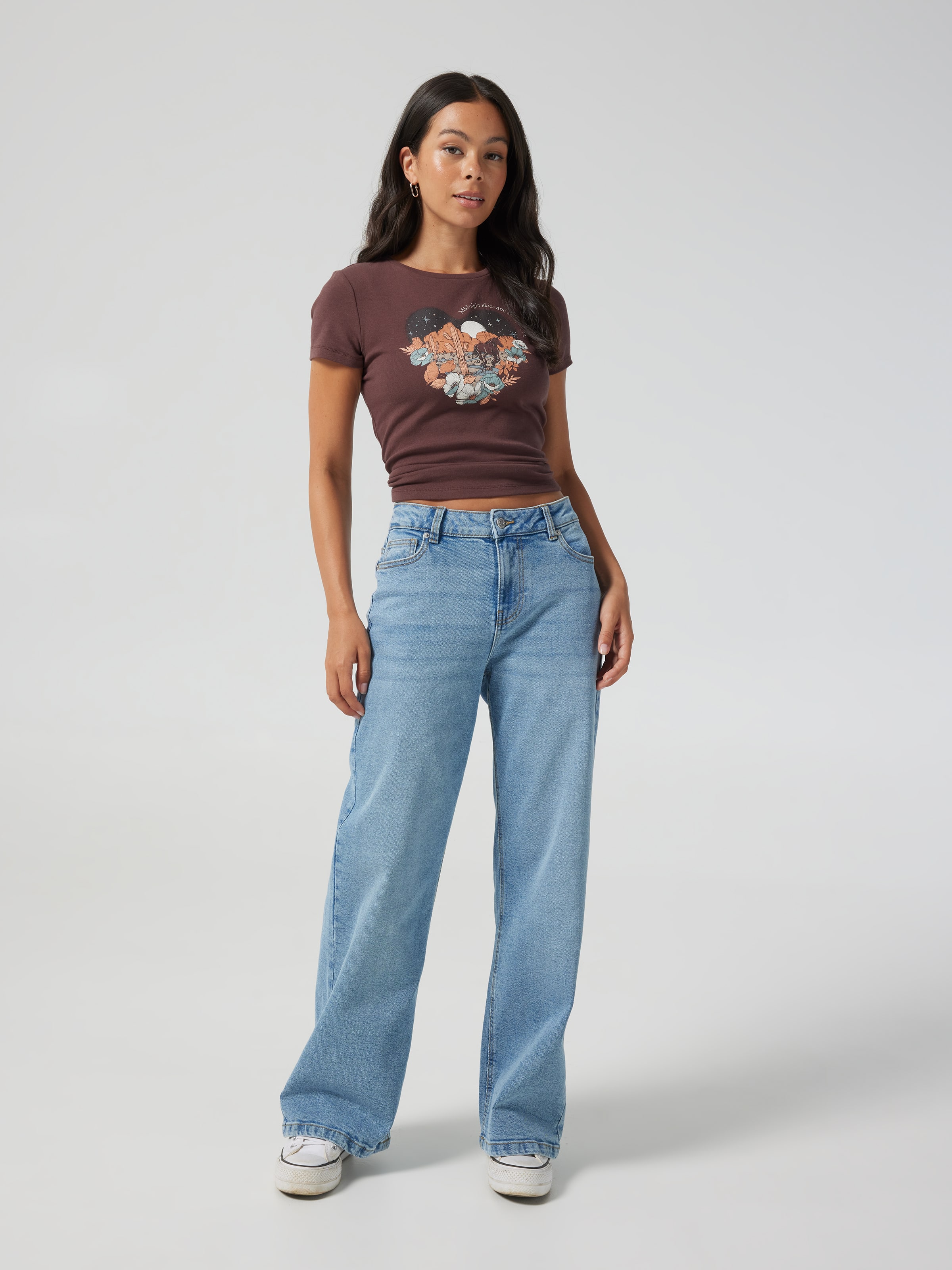 Mandi Stretch Wide Leg Jean
