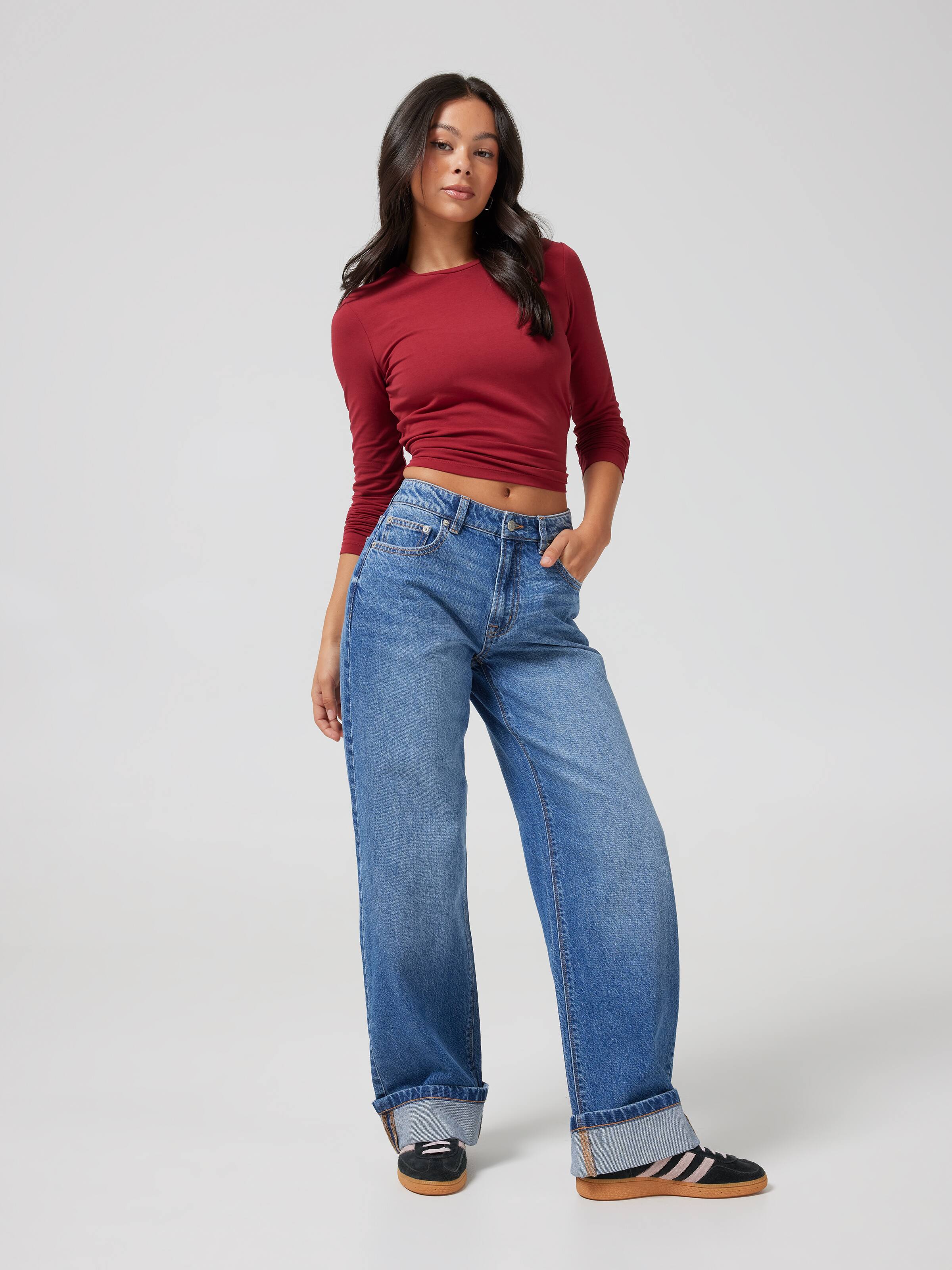 Reece Rolled Cuff Hem