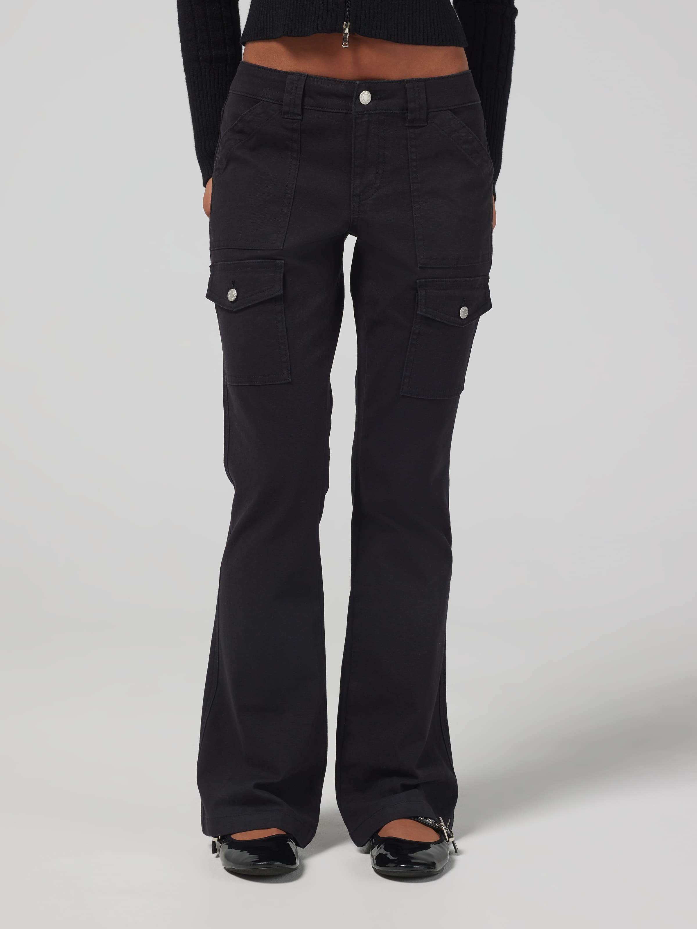 Ash Ultra Low Cargo Bootcut