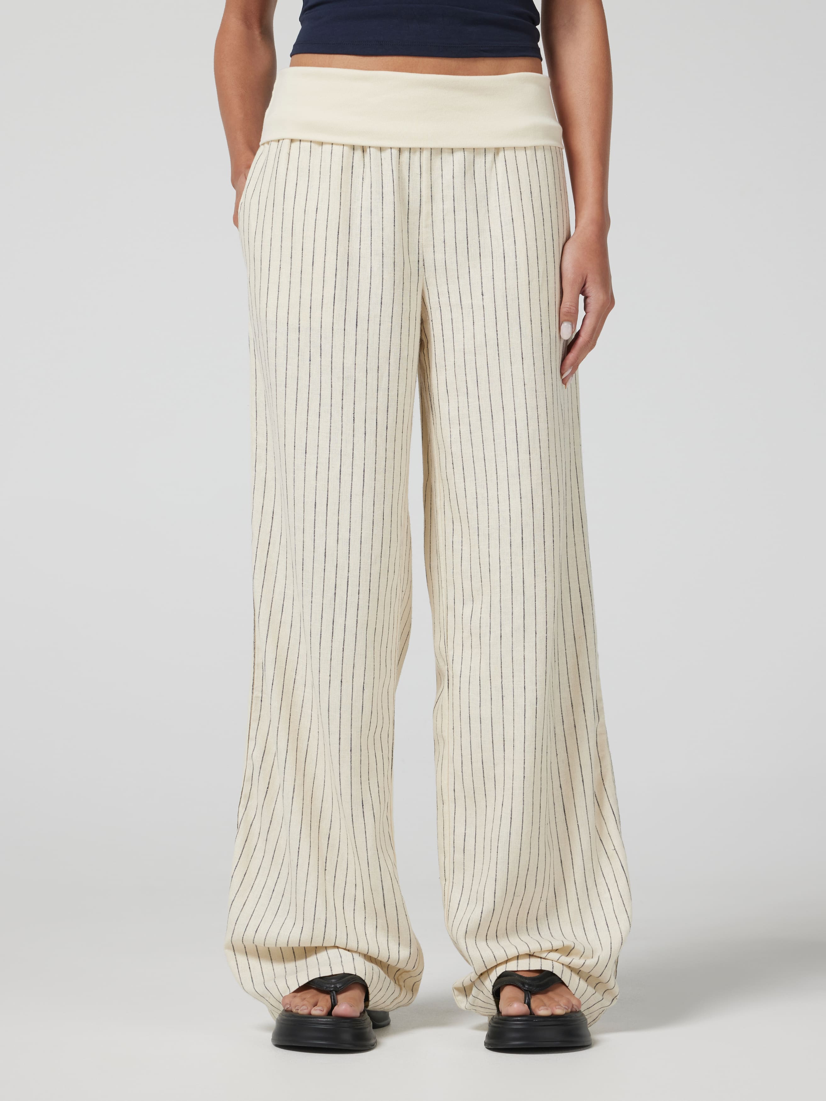 Drift Rollover Linen Pant