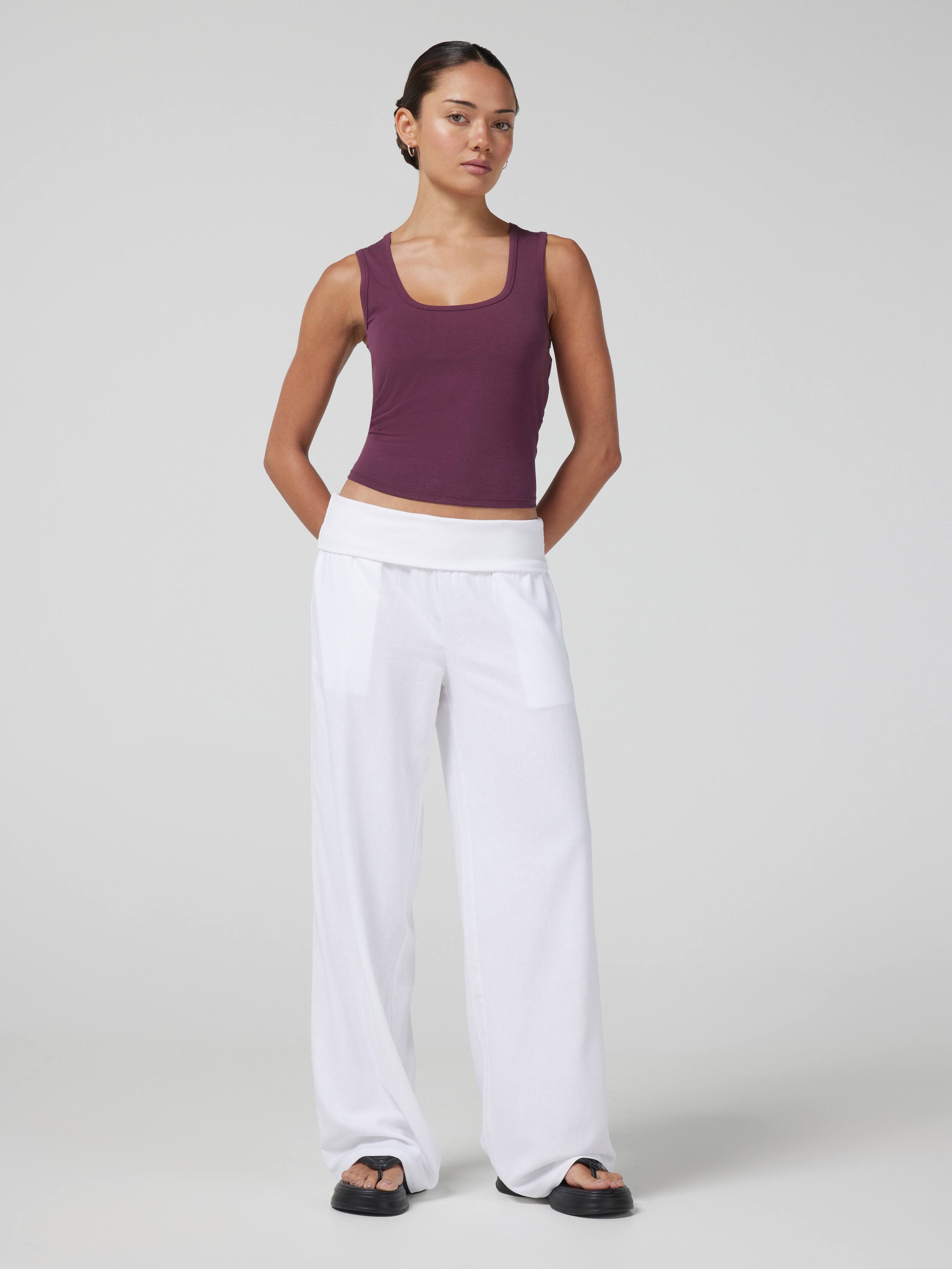 Drift Rollover Linen Pant