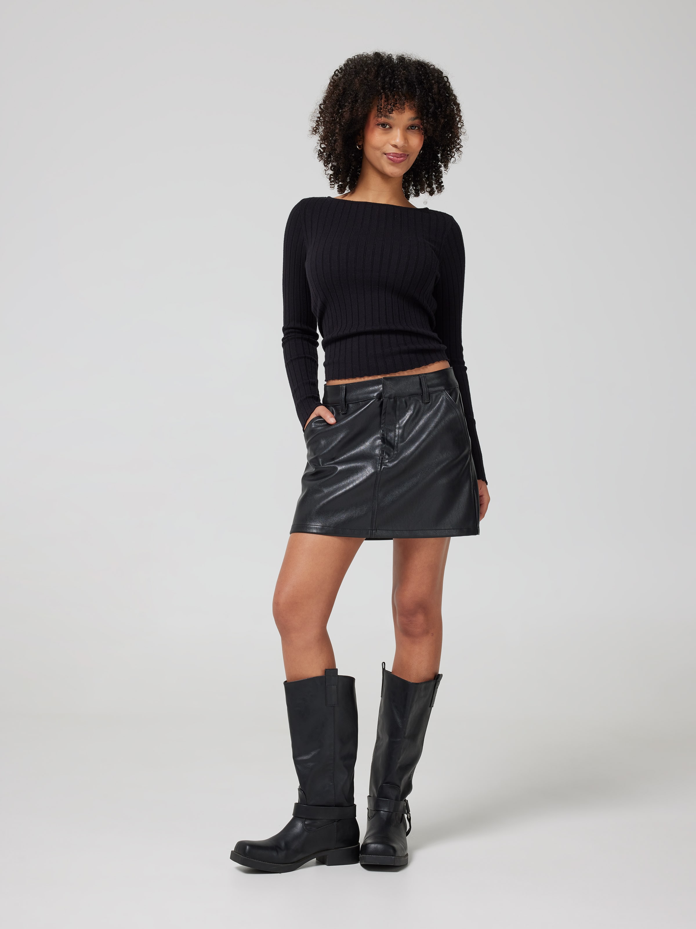 A-Line Mini Skirt