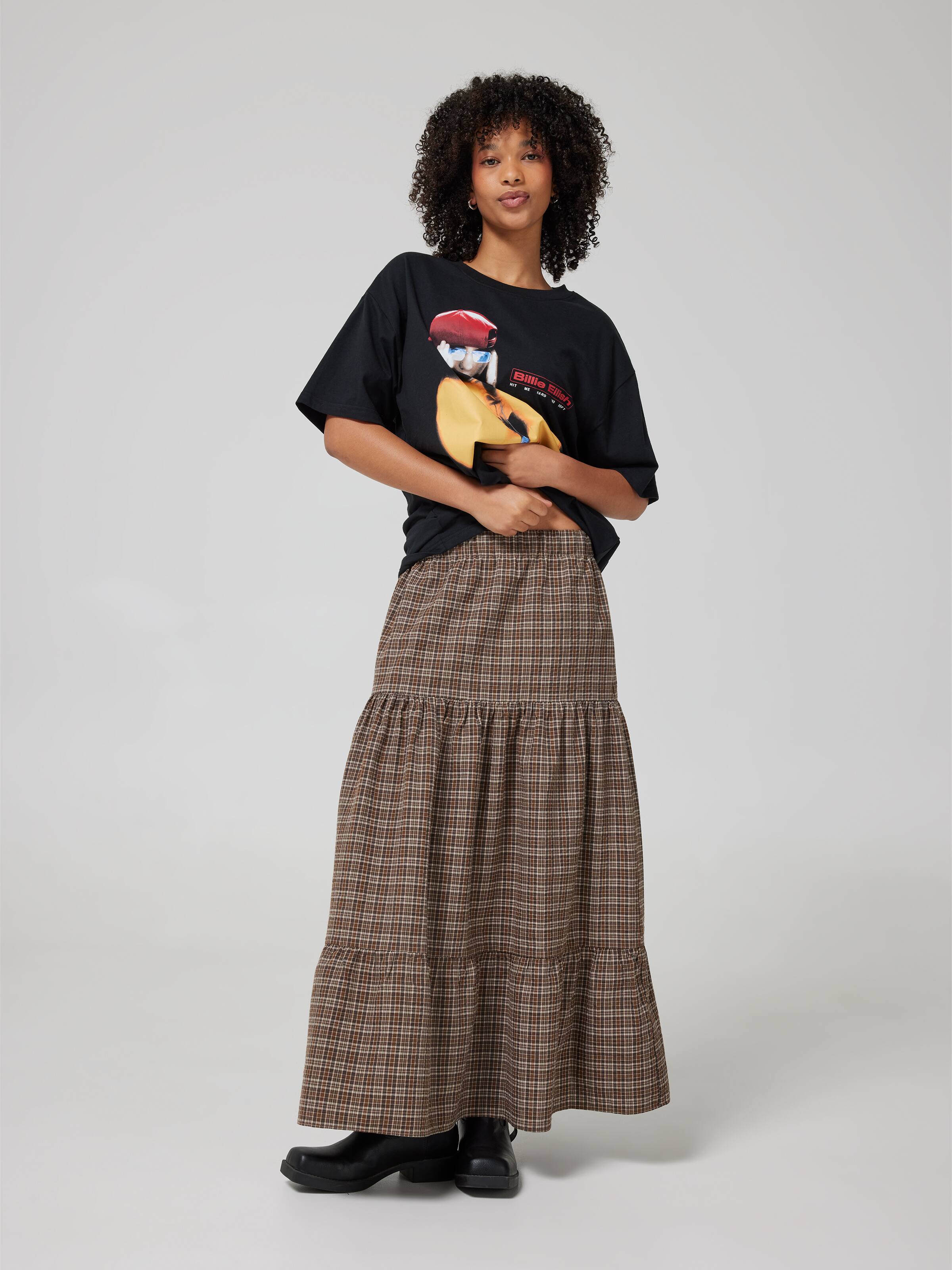 Tiered Maxi Skirt