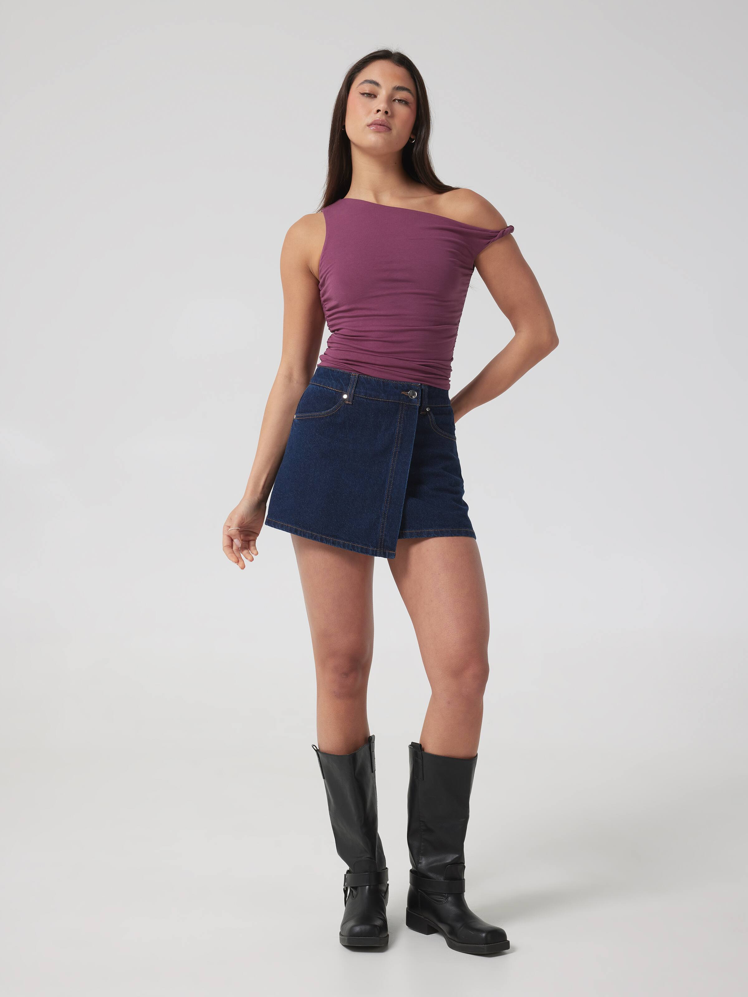 Nova Denim Skort