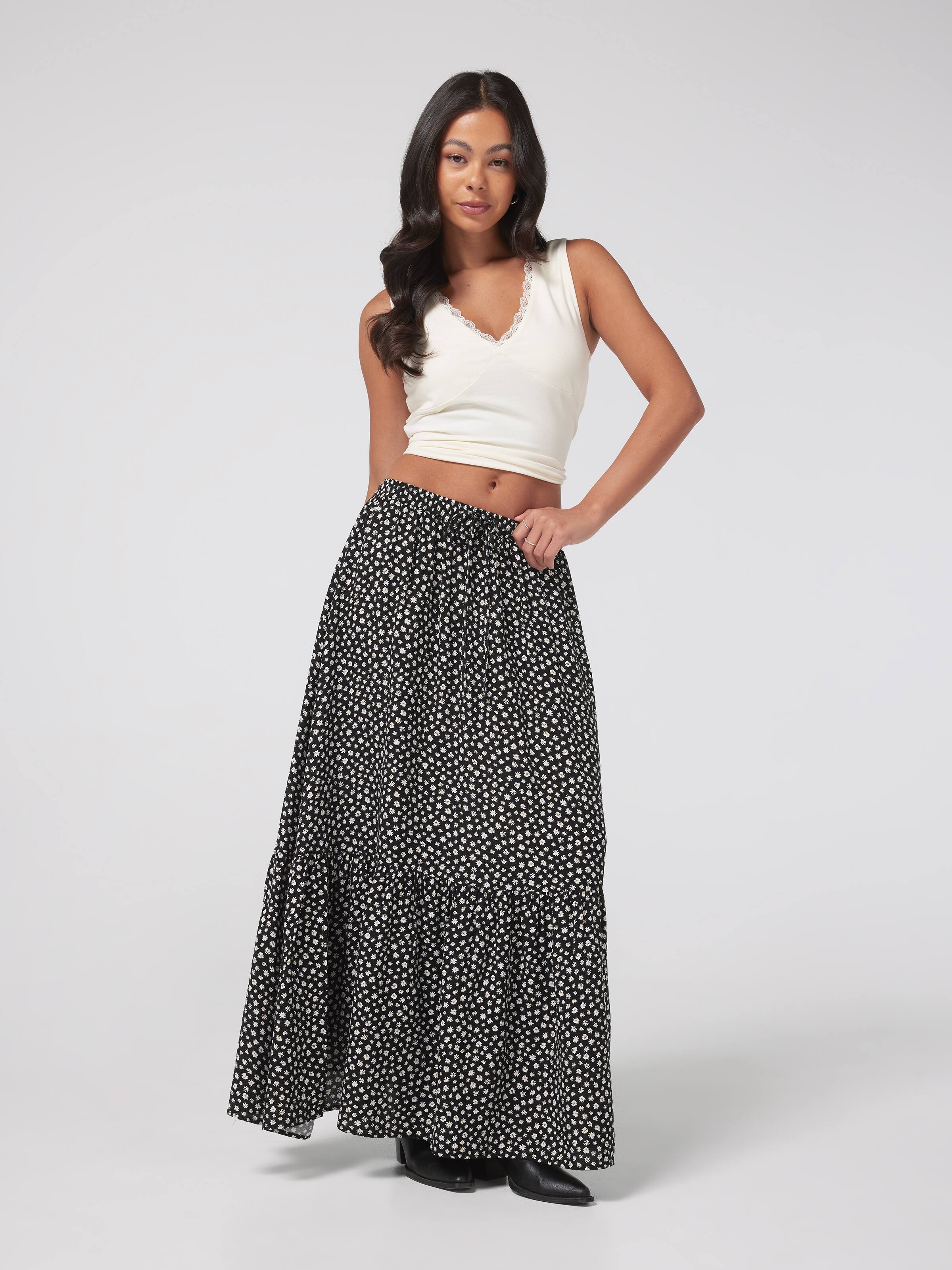 Maxi Split Skirt