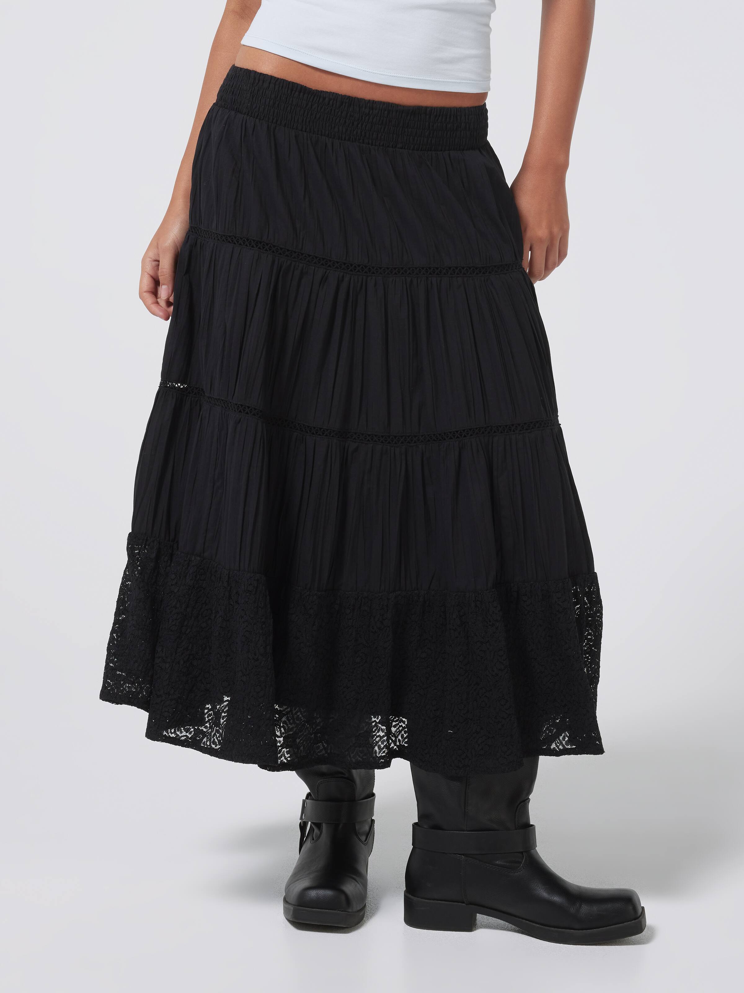 Willa Boho Midi Skirt