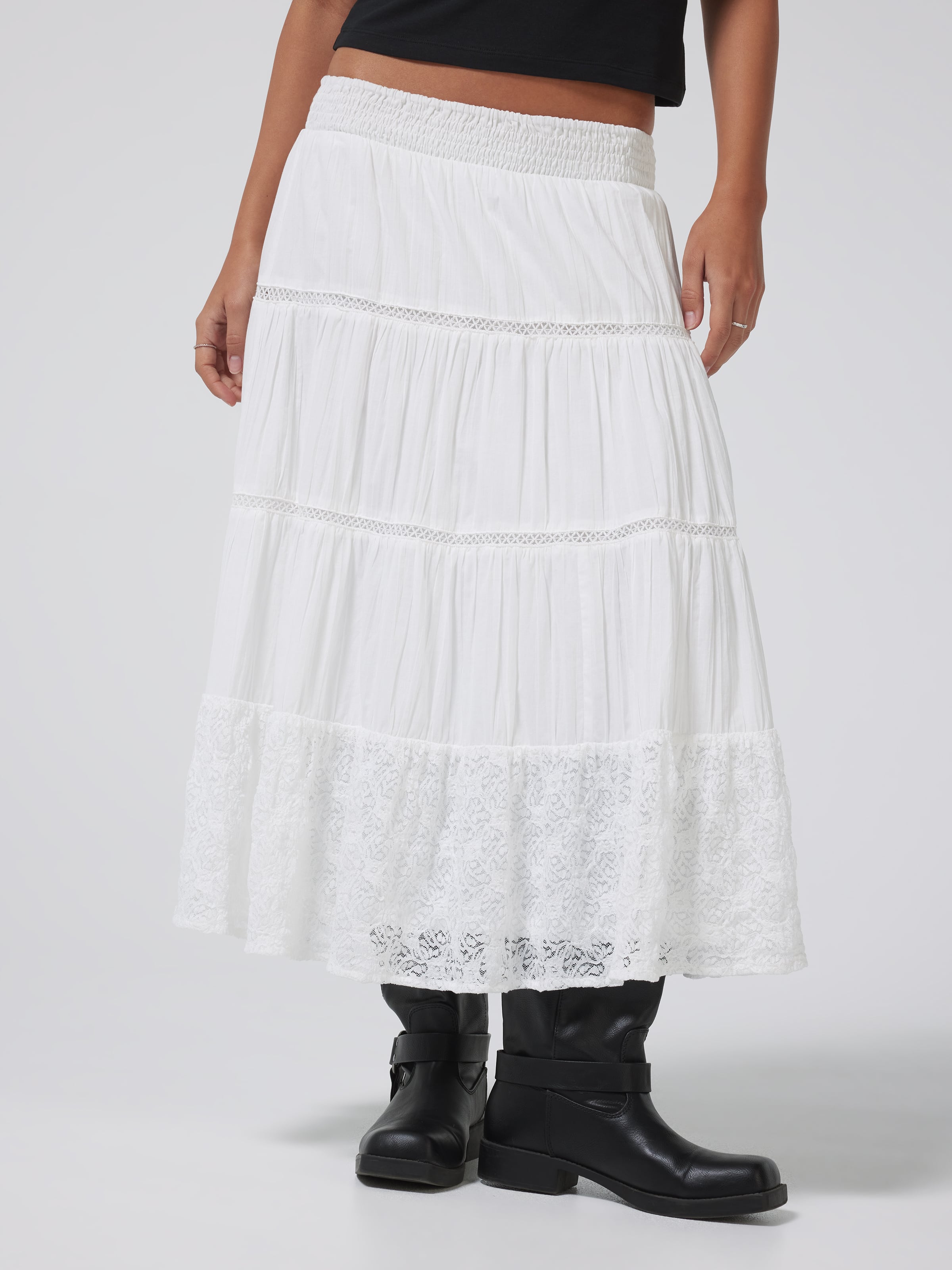 Willa Boho Midi Skirt