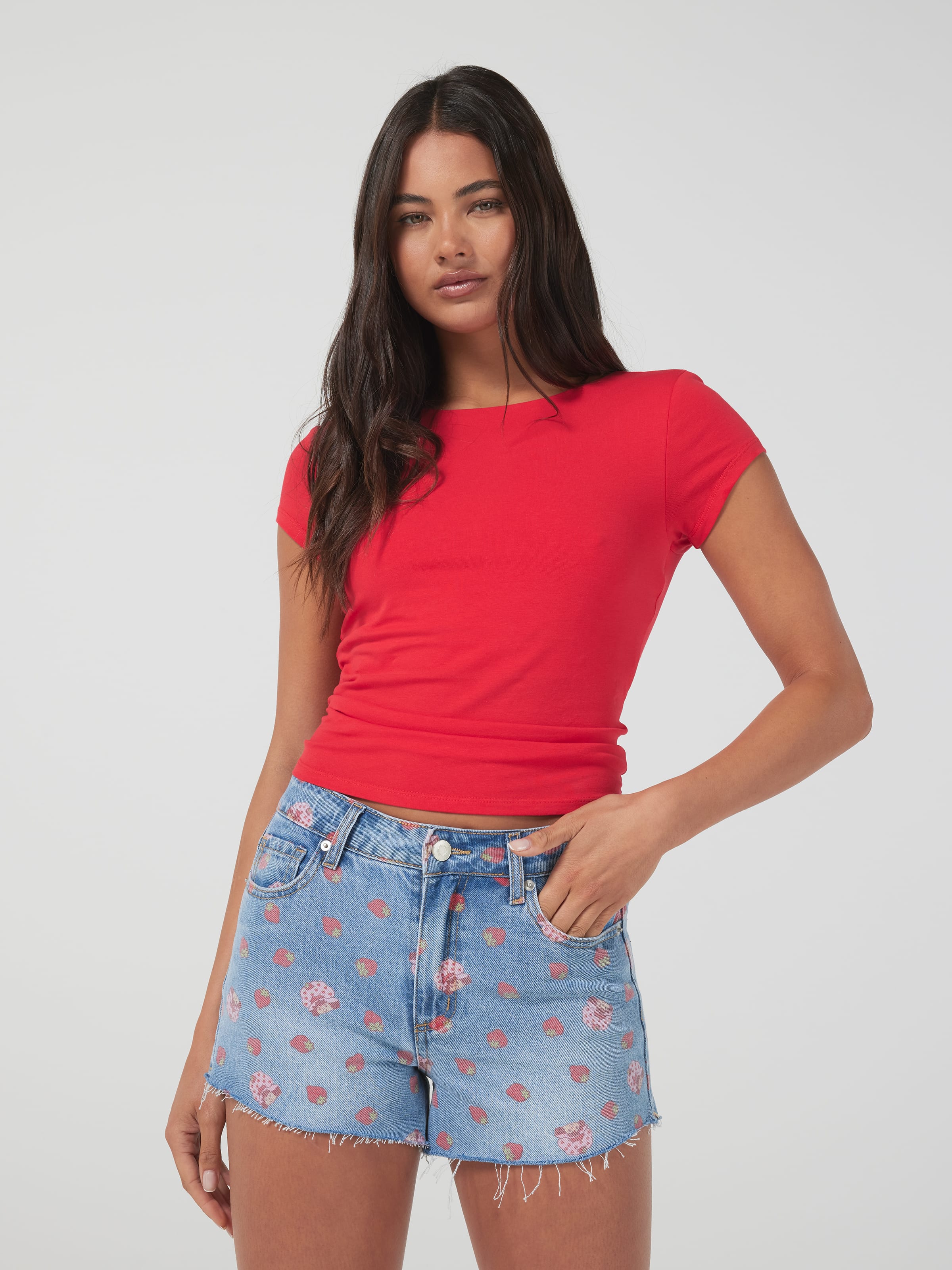 Strawberry Shortcake Denim Short