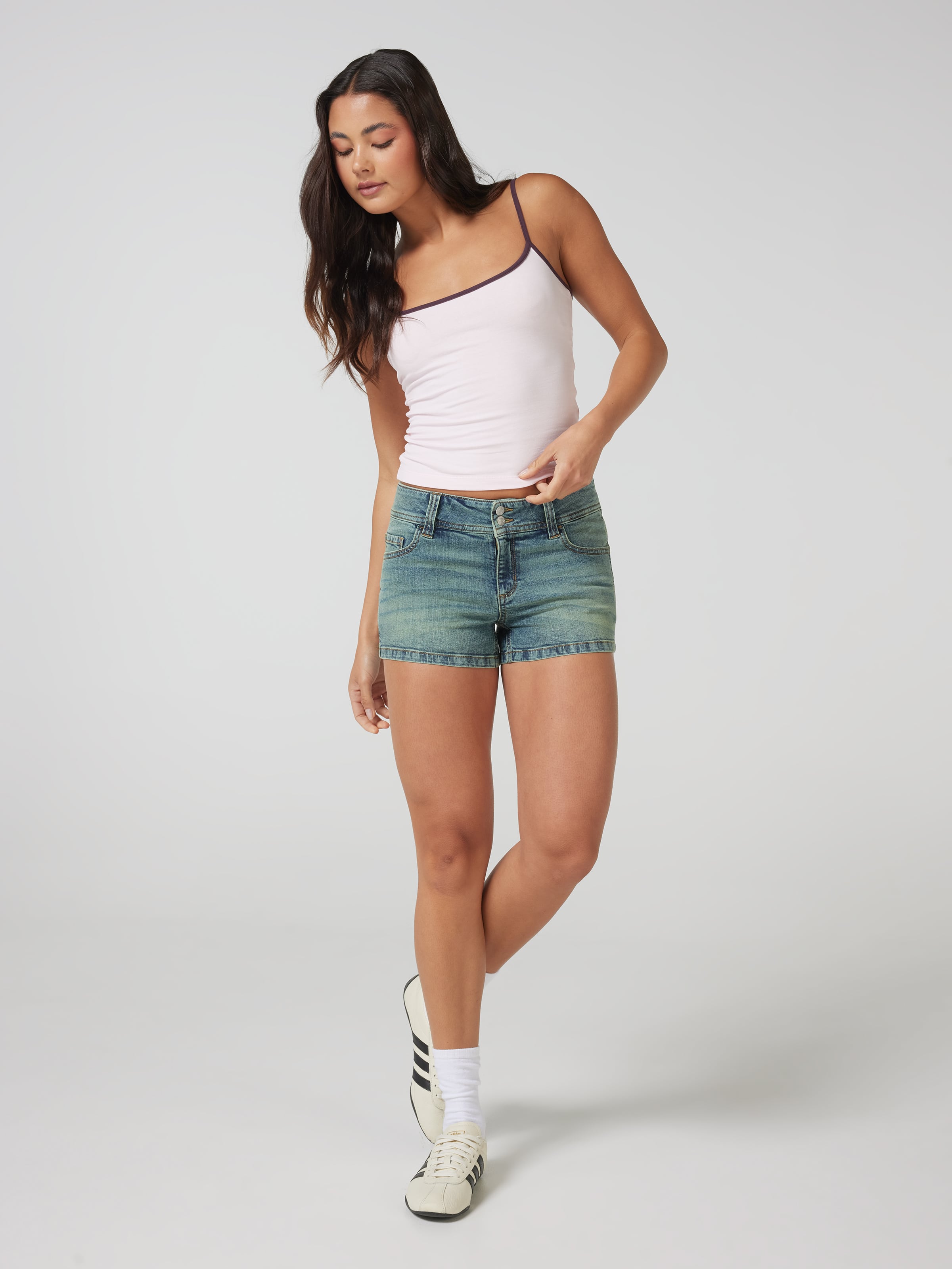 Lindsey Micro Denim Short