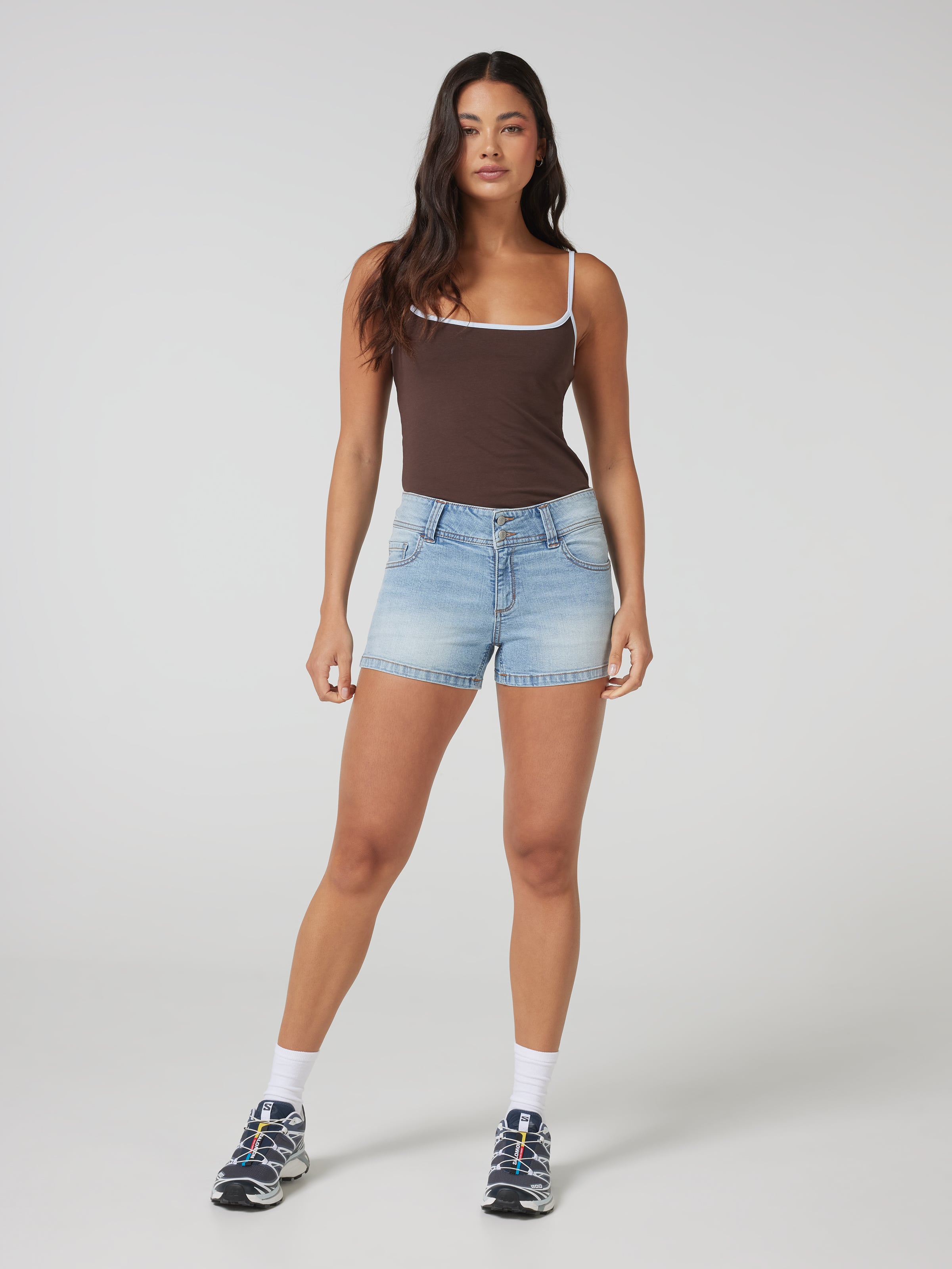 Lindsey Micro Denim Short