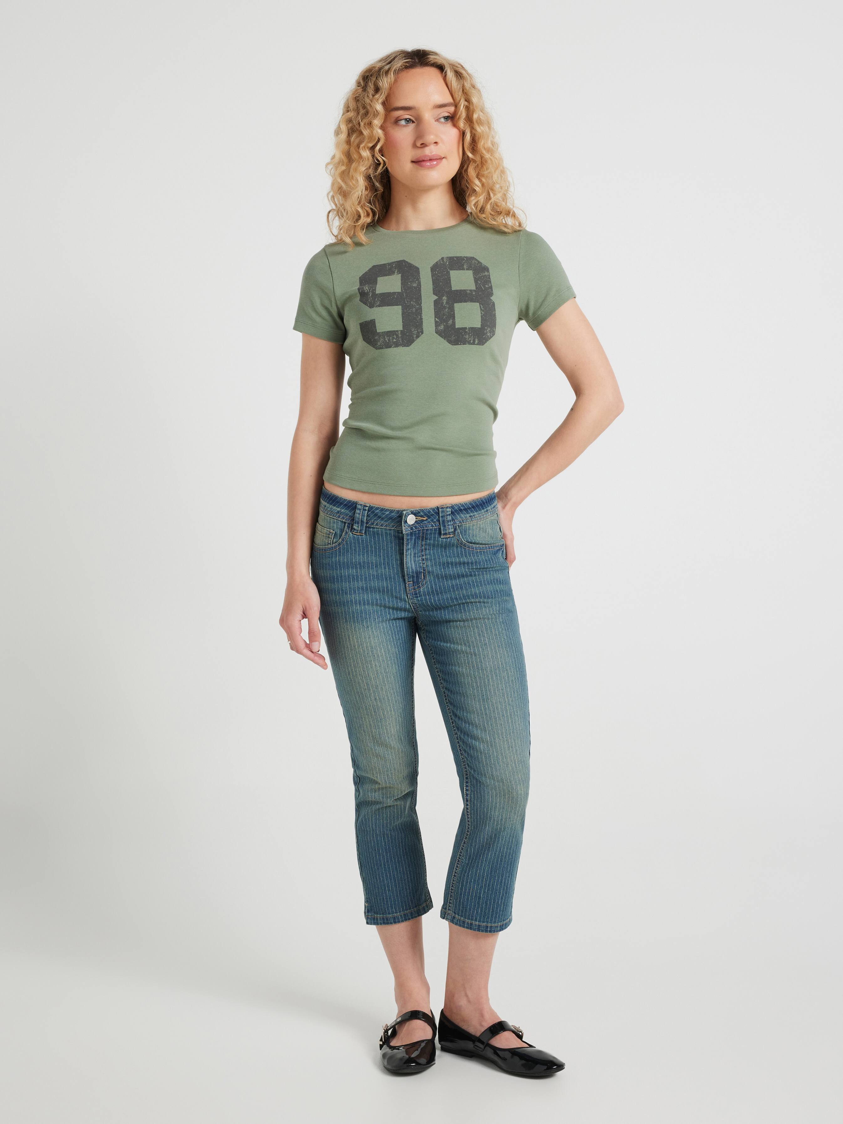 Pamela Denim Capri