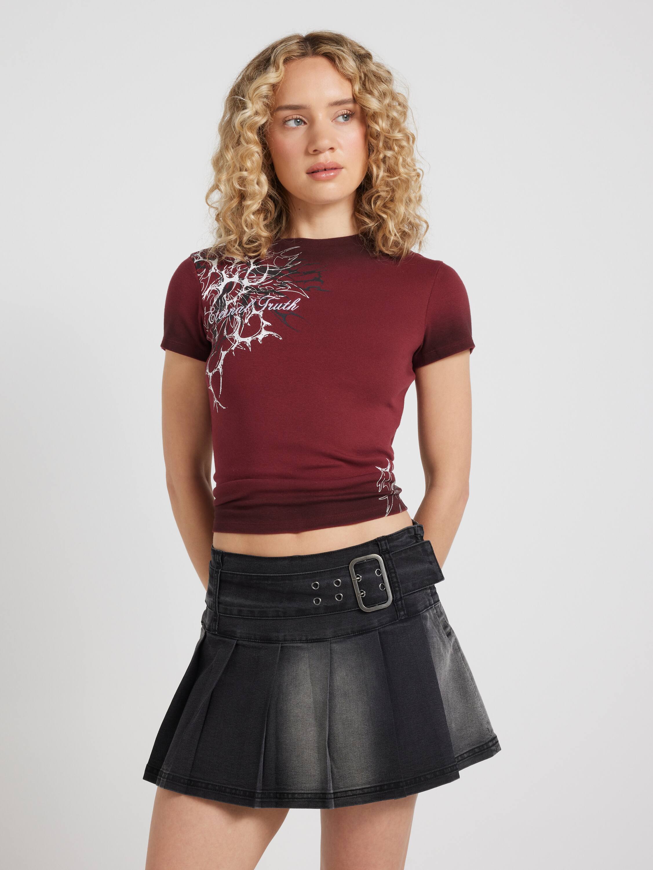 Roxie Pleat Skort