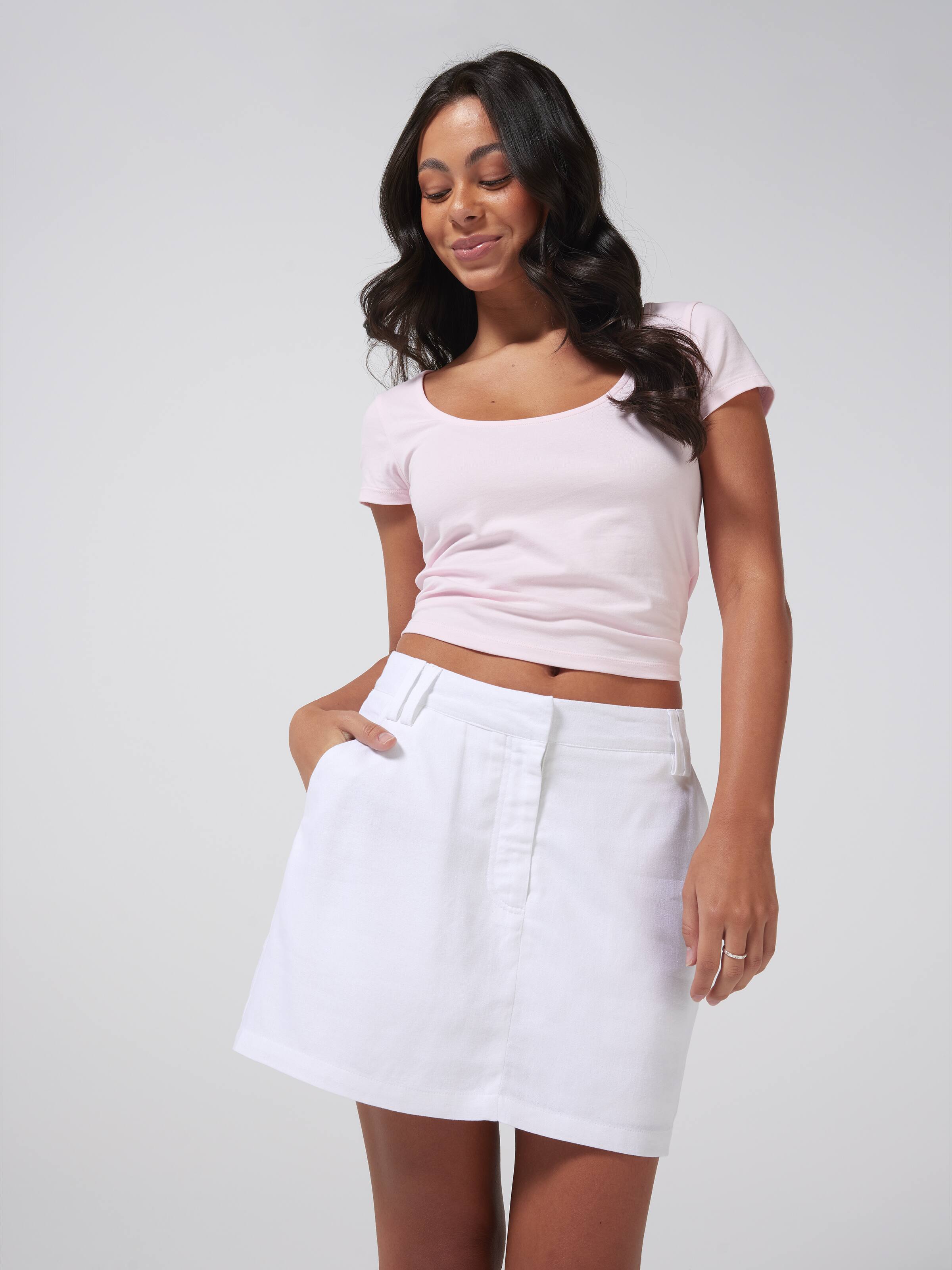 Lenka Linen Skort