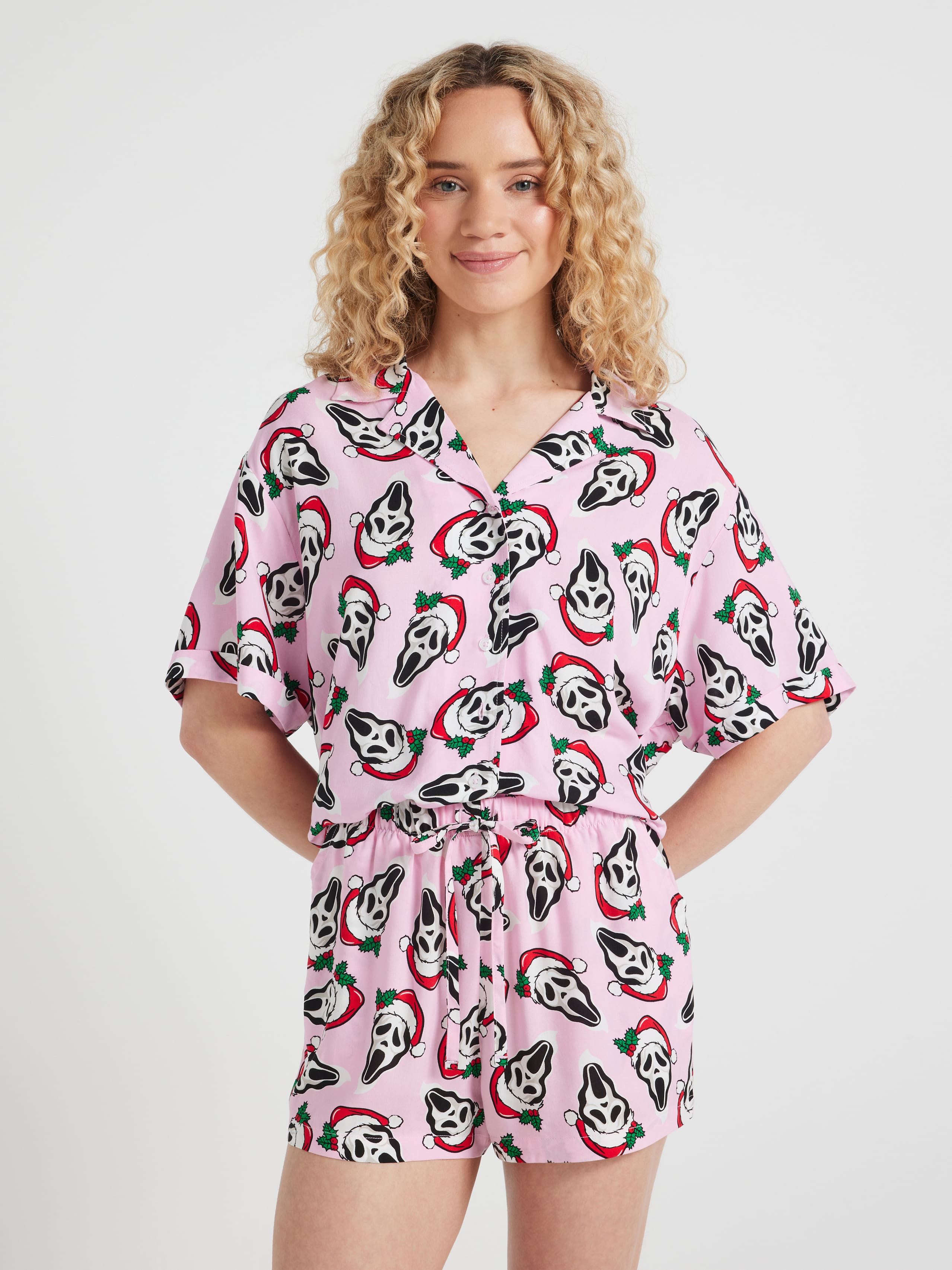 Viscose Christmas Short