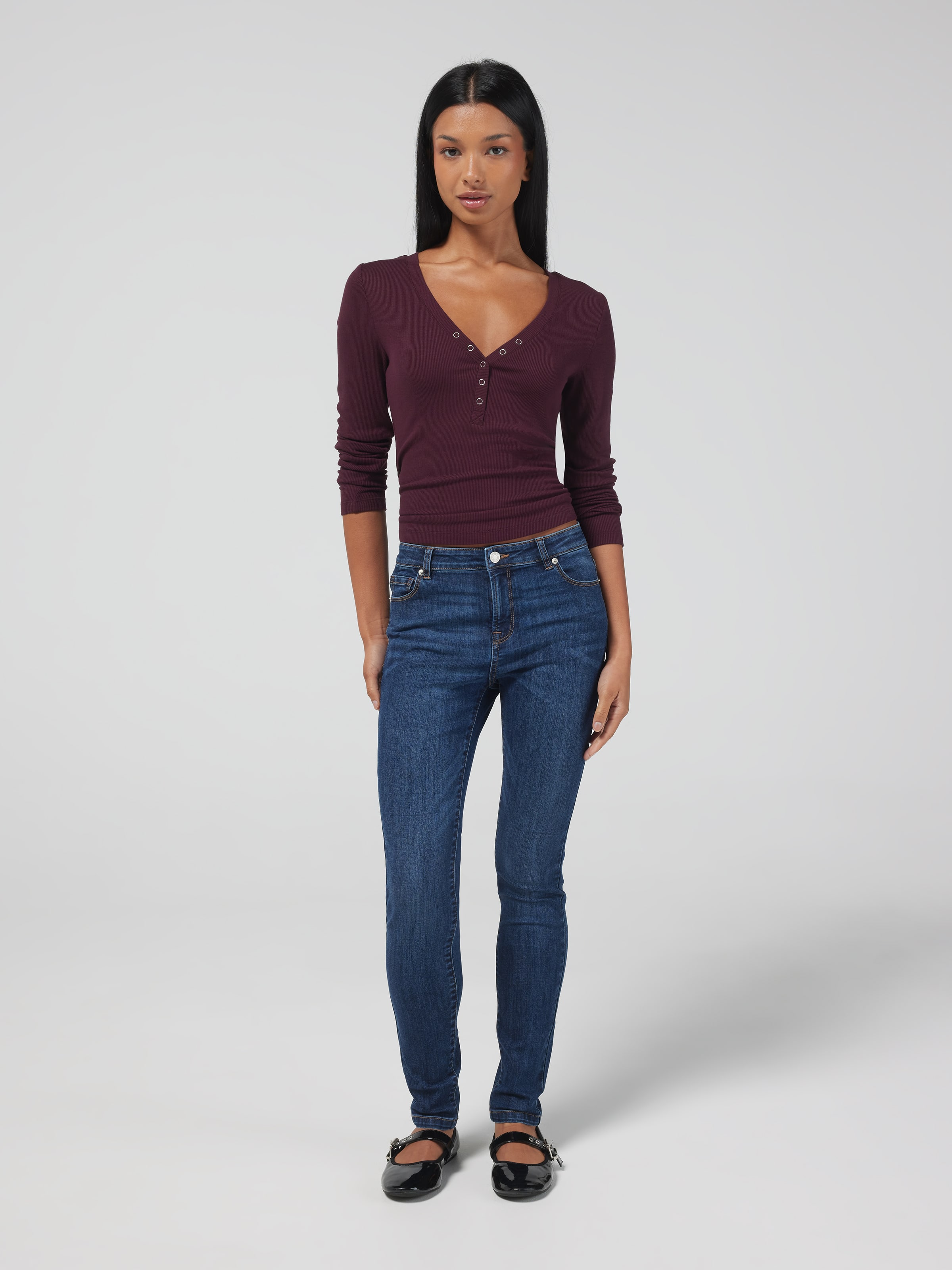 Mollie Mid Rise Skinny