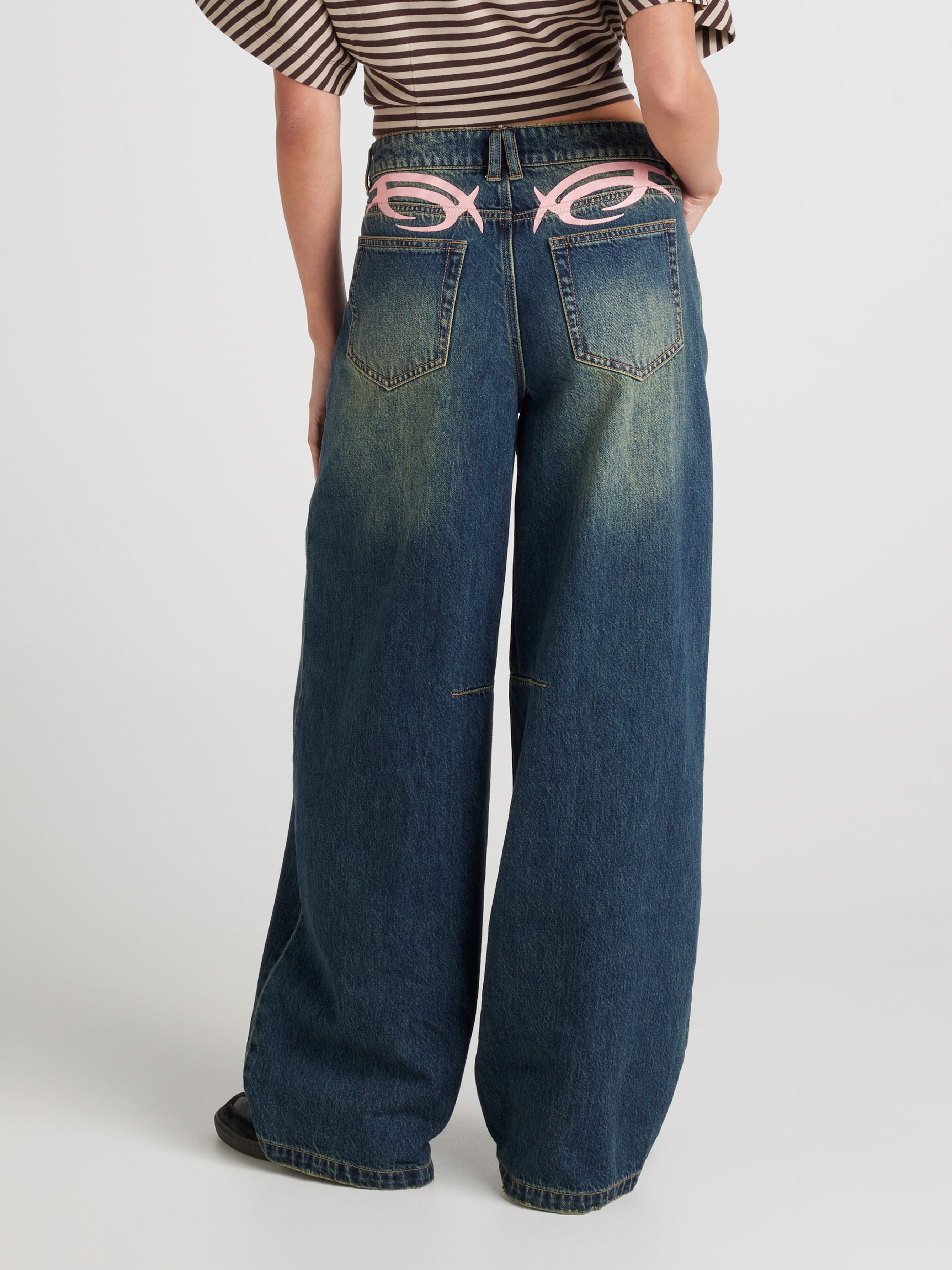 Monti Mid Rise Super Baggy Jean