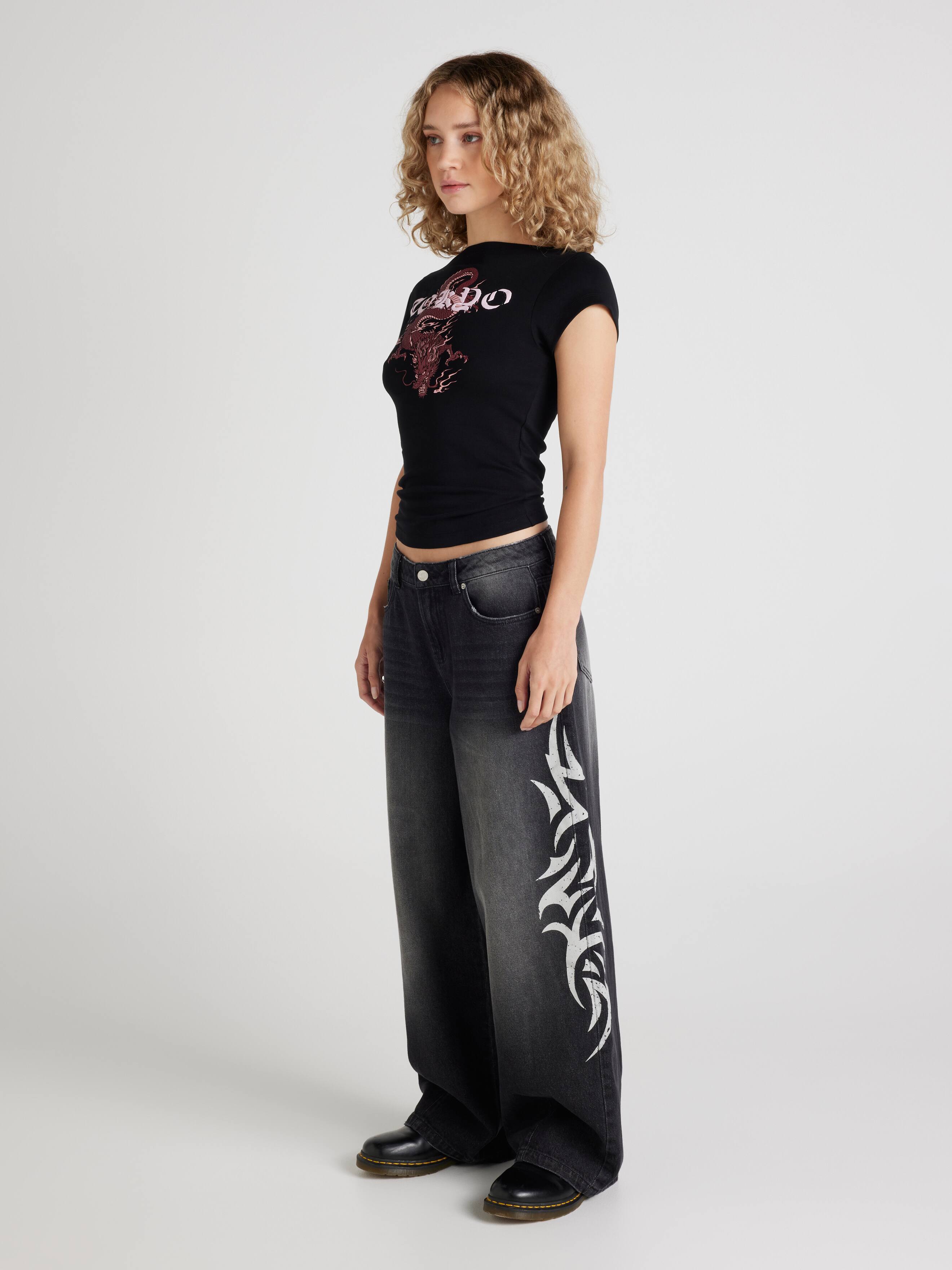 Monti Mid Rise Super Baggy Jean