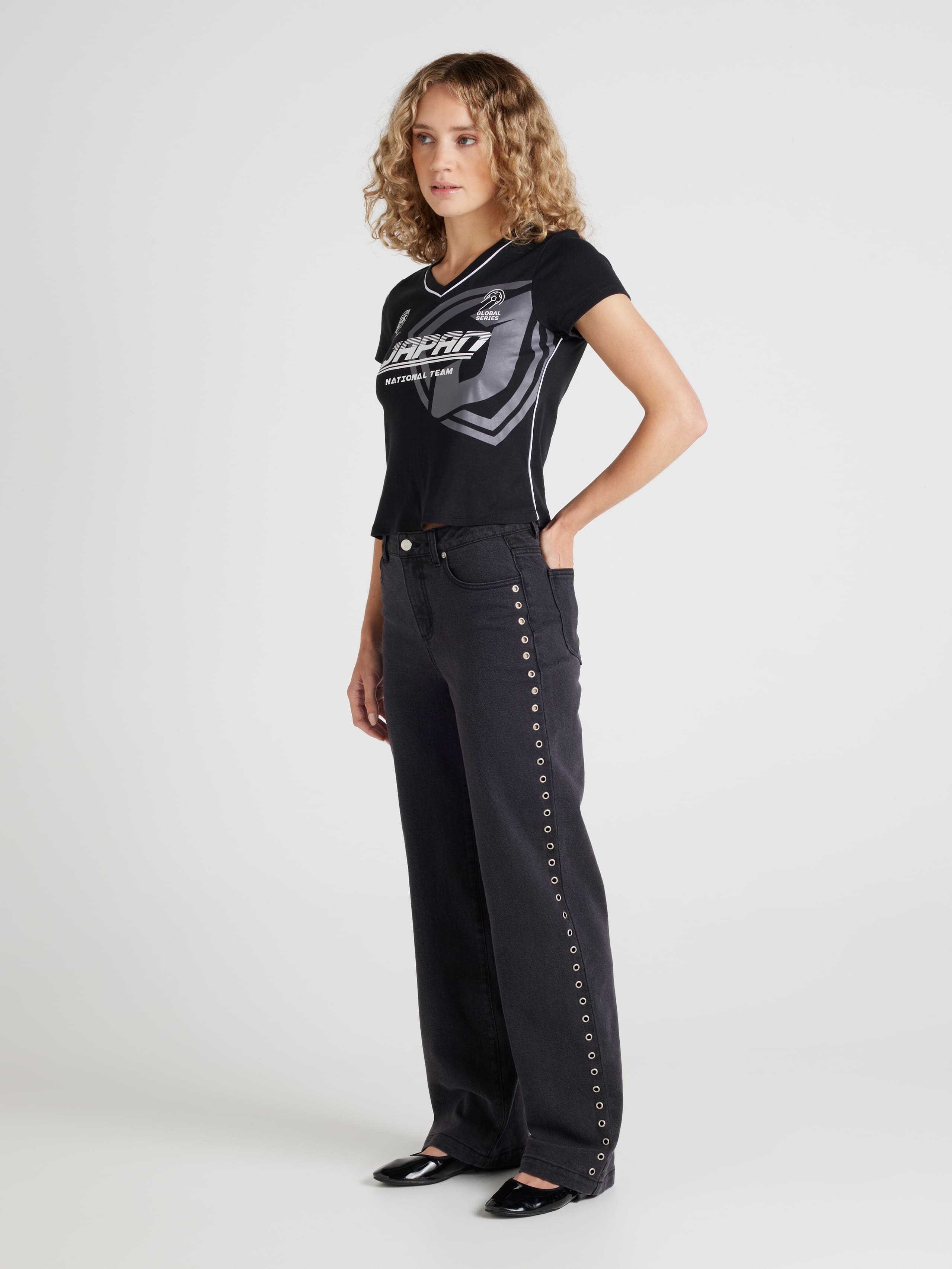 Blair High Rise Wide Leg Jean