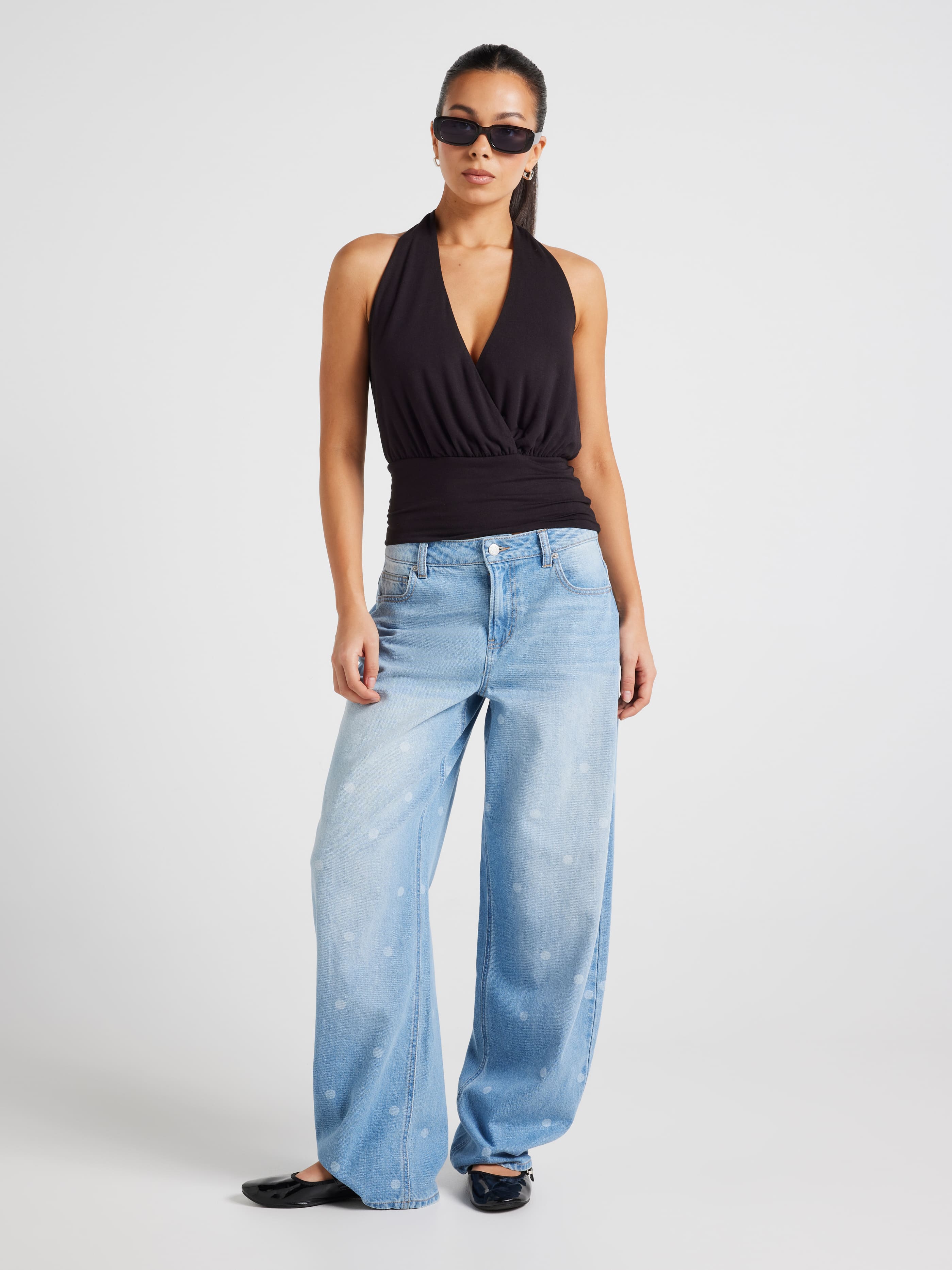 Tatum Mid Rise Barrel Jean