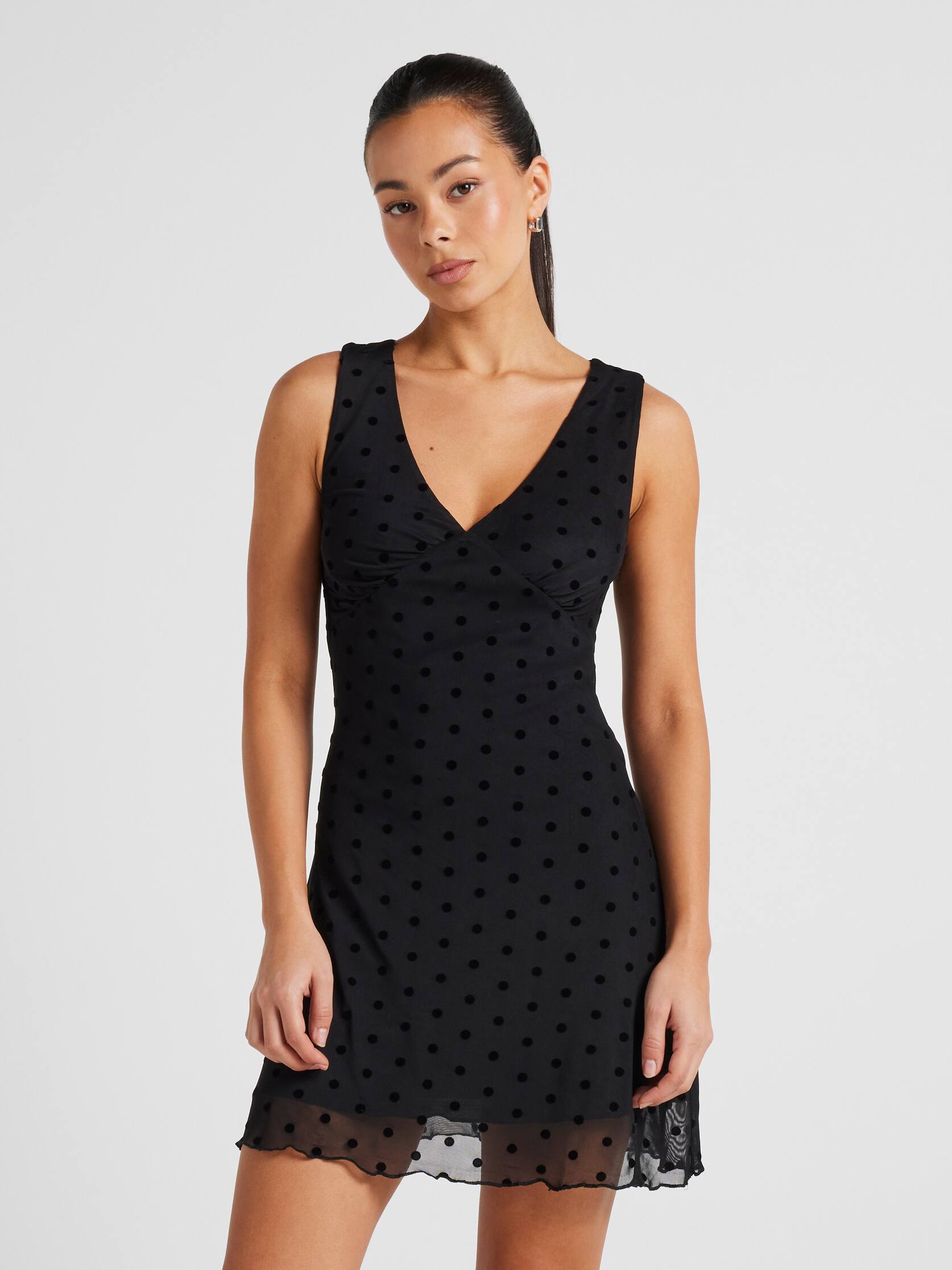 Mika Mesh V Neck Mini