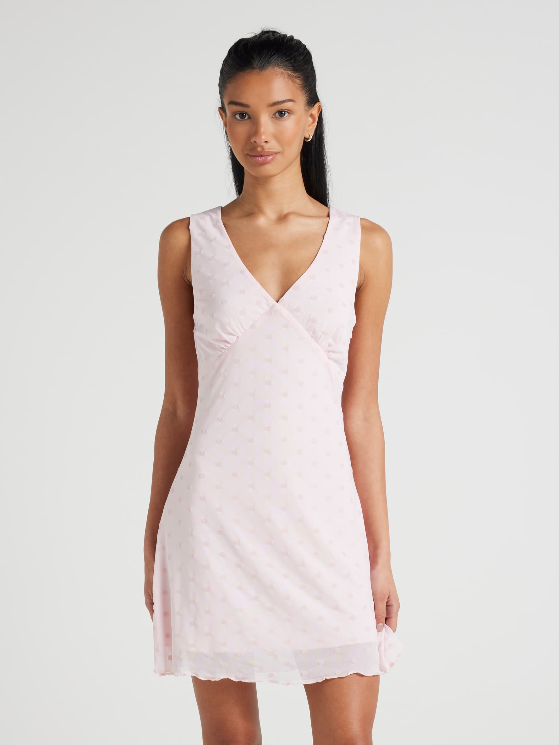 Mika Mesh V Neck Mini