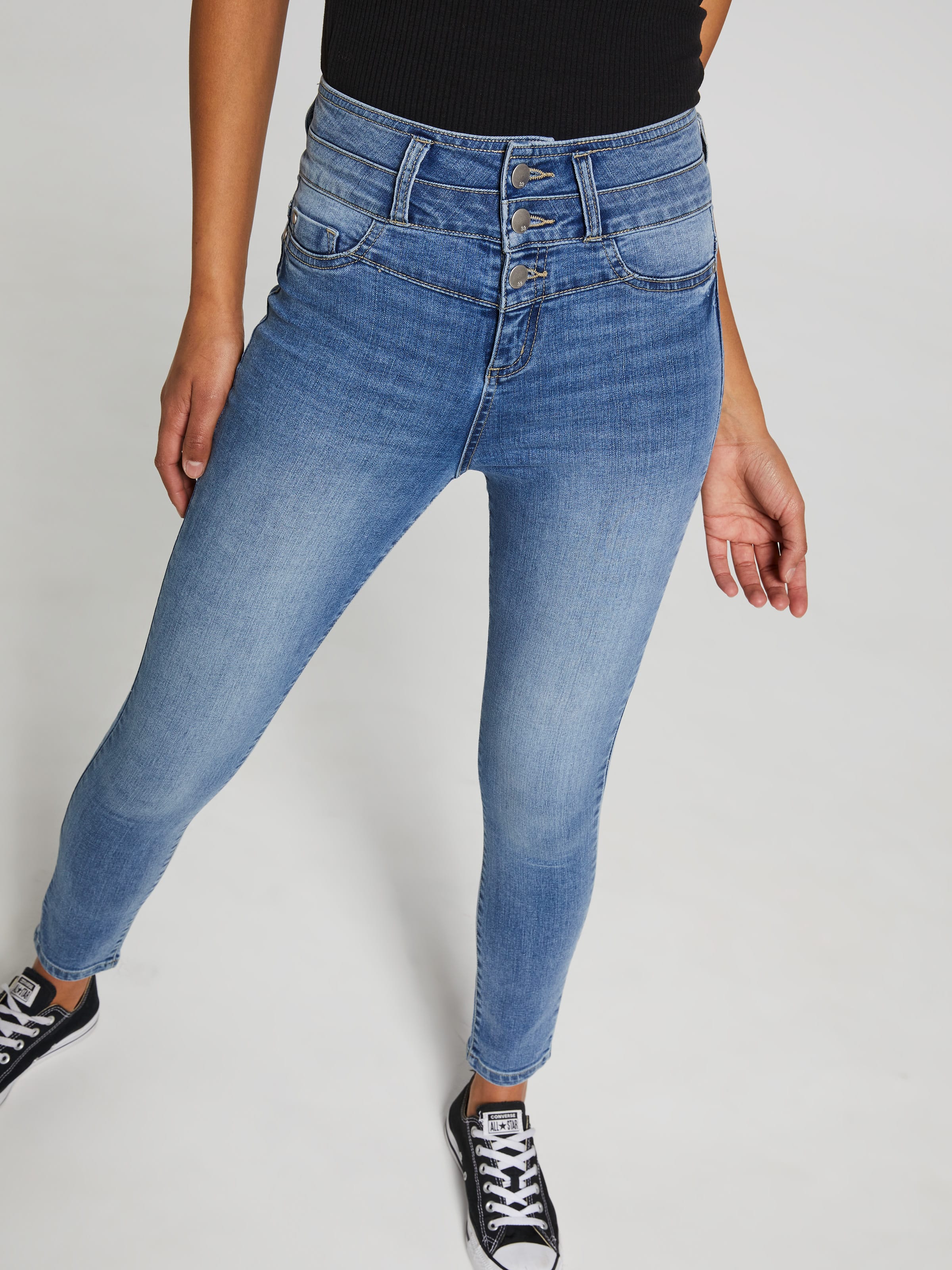 Mia High Rise Ankle Skinny Jean