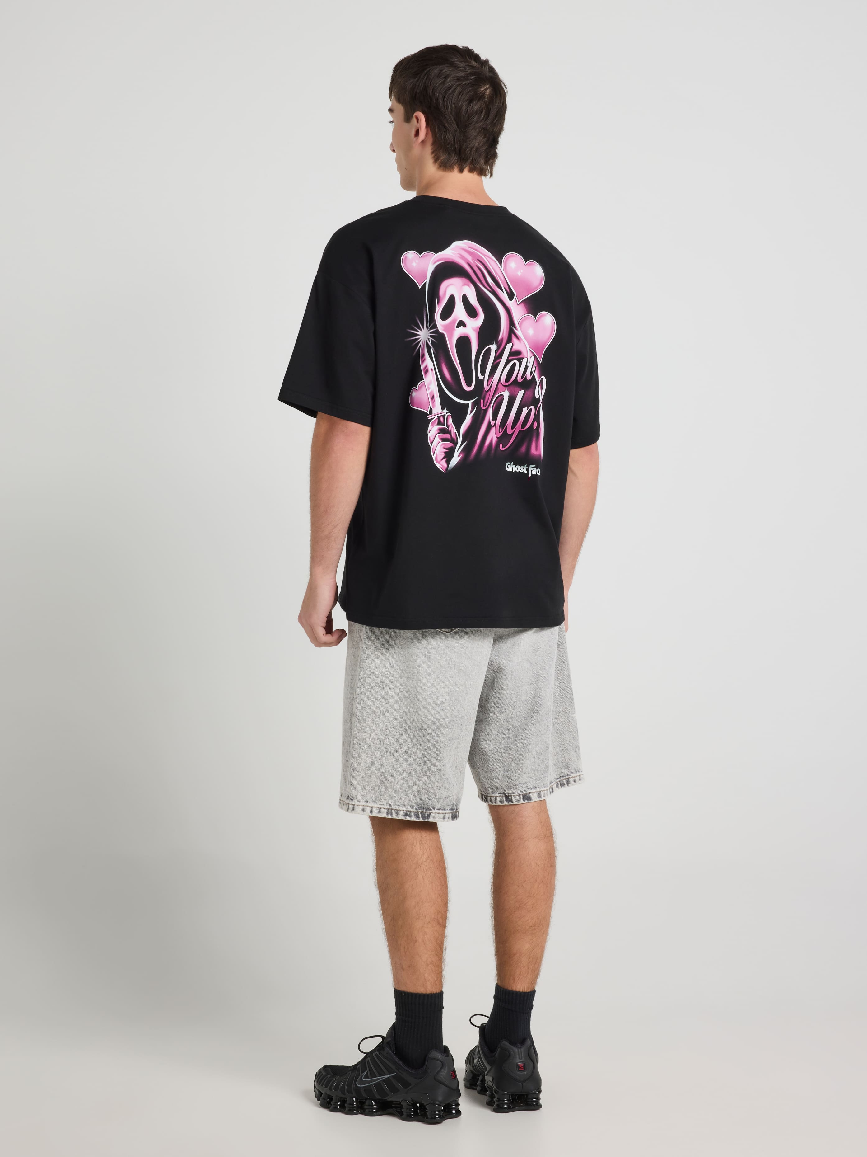 Ghost Face You Up Oversized Tee
