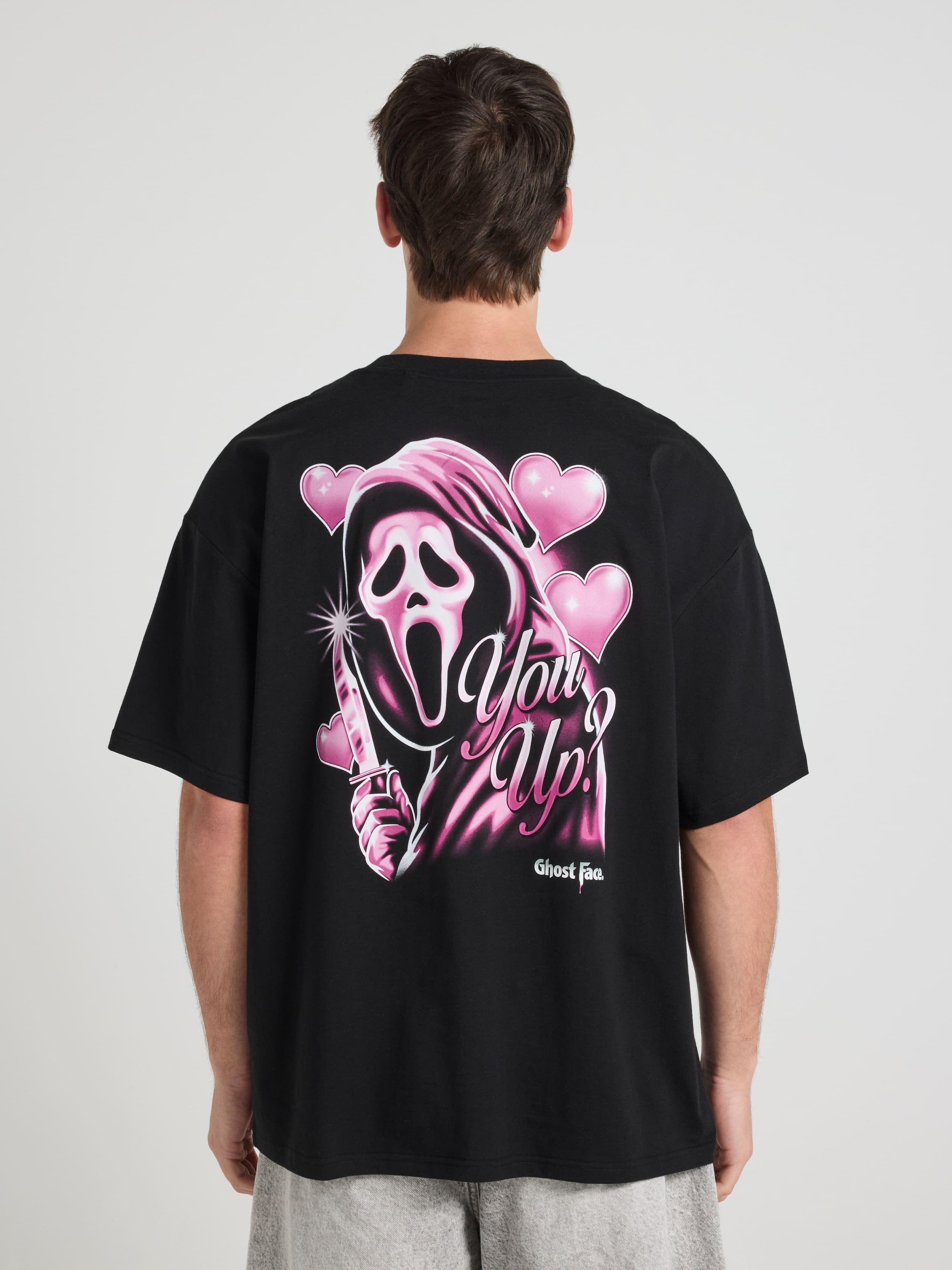 Ghost Face You Up Oversized Tee