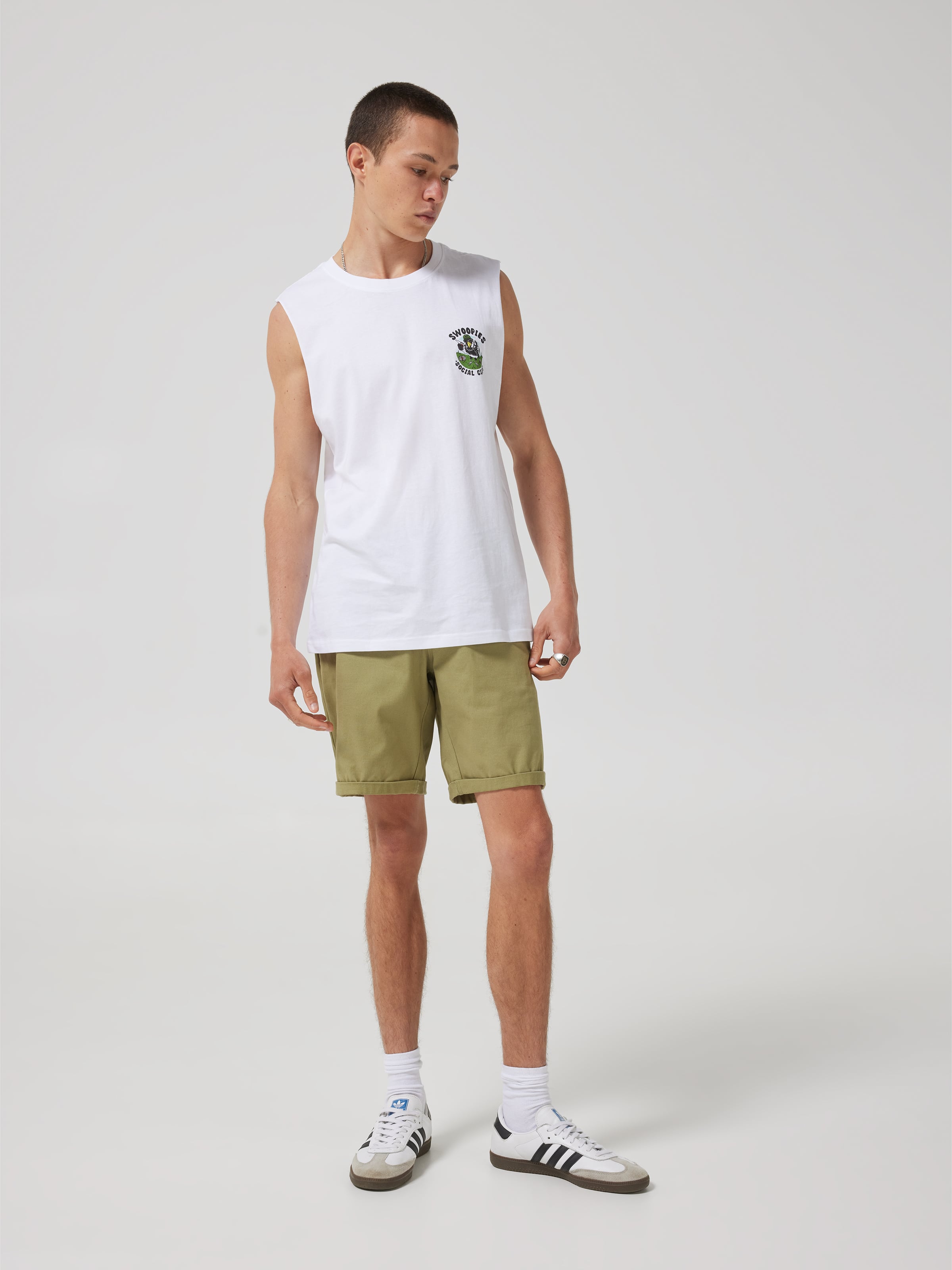 Novelty Swoopies Muscle Tee