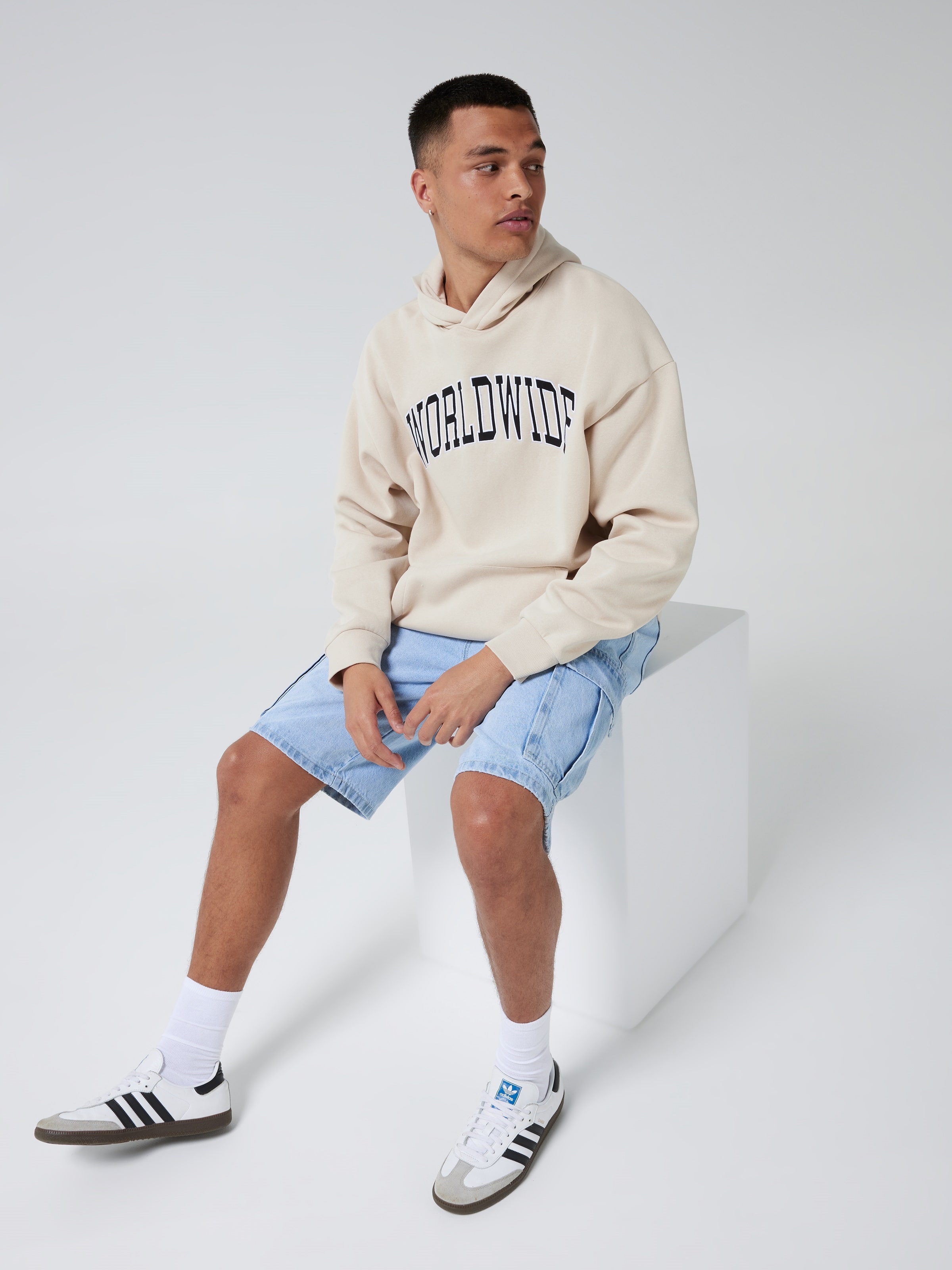 Embroidered Worldwide Hoodie